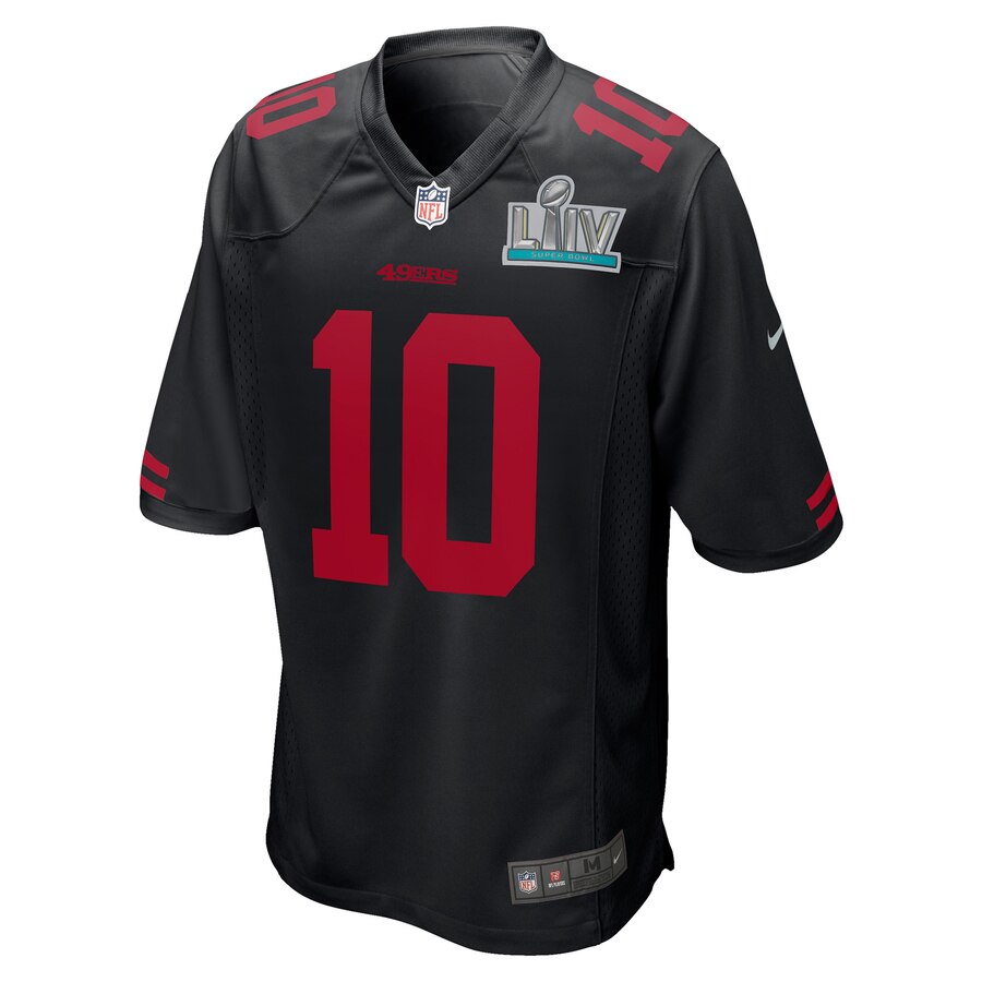 Jimmy Garoppolo San Francisco  Nike Super Bowl LIV Game Event Jersey - Black