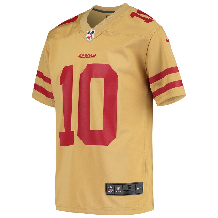 Jimmy Garoppolo San Francisco  Nike Youth Inverted Game Jersey - Gold