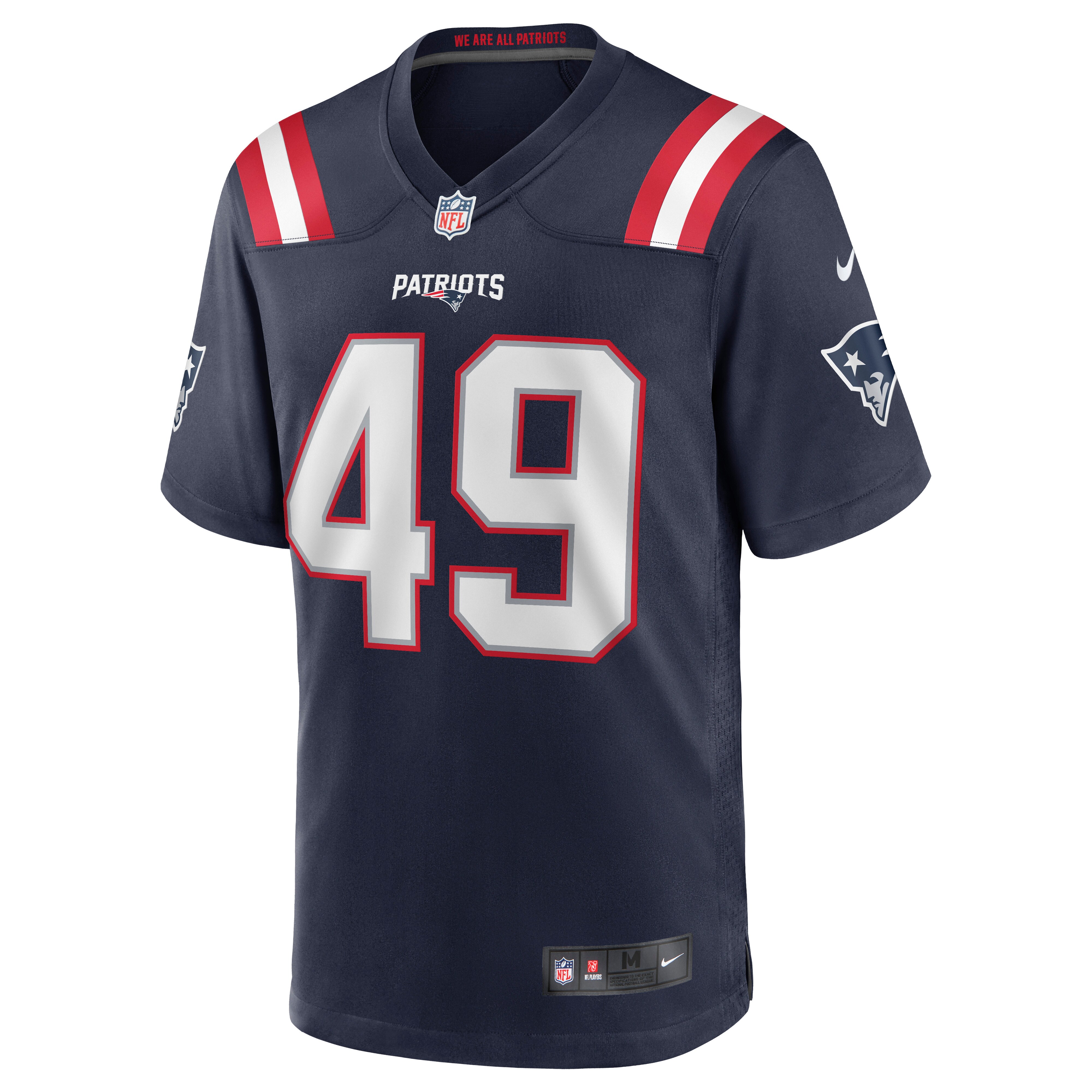 Joe Cardona New England Patriots Nike Game Jersey – Navy