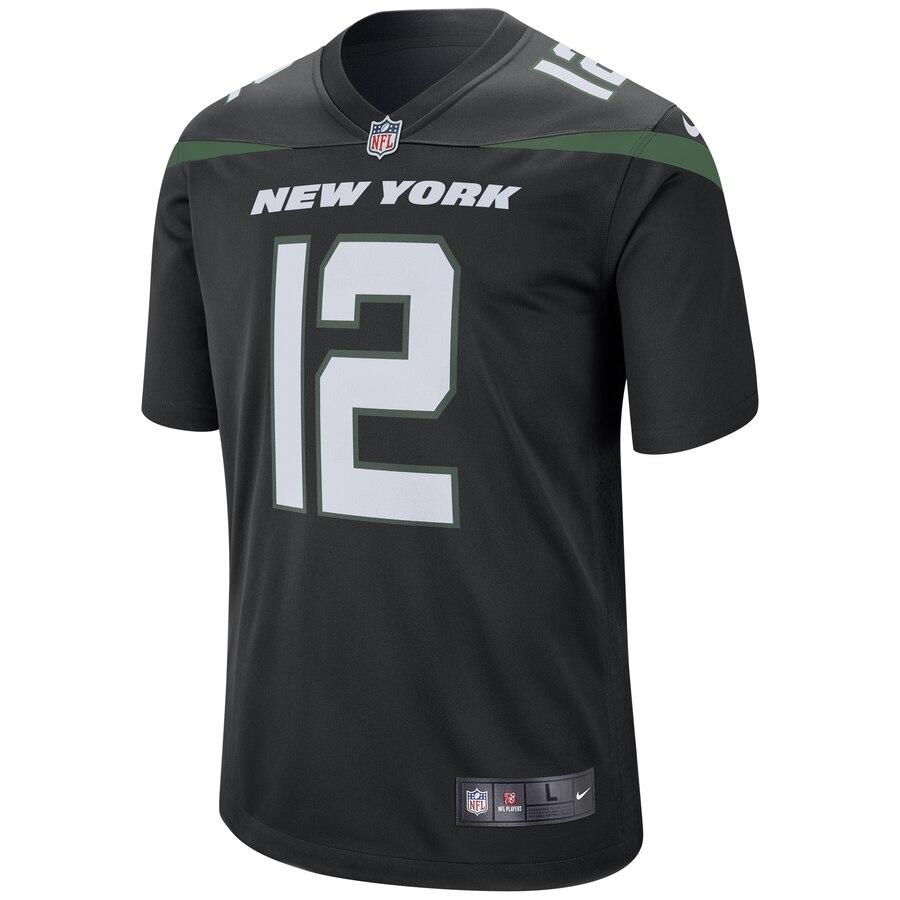 Joe Namath New York Jets Nike Retired Player Game Jersey - Stealth Black