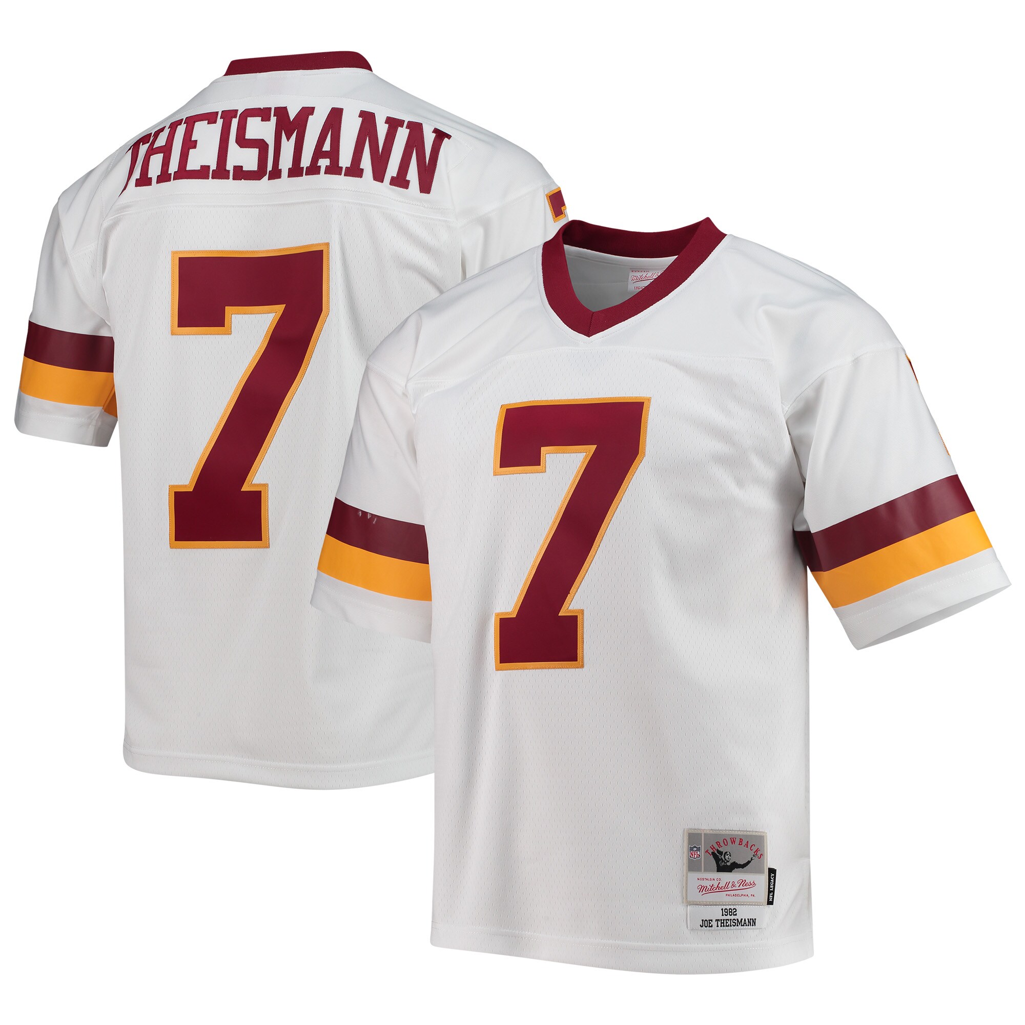 Joe Theismann Washington Football Team Mitchell & Ness 1982 Legacy Replica Jersey - White