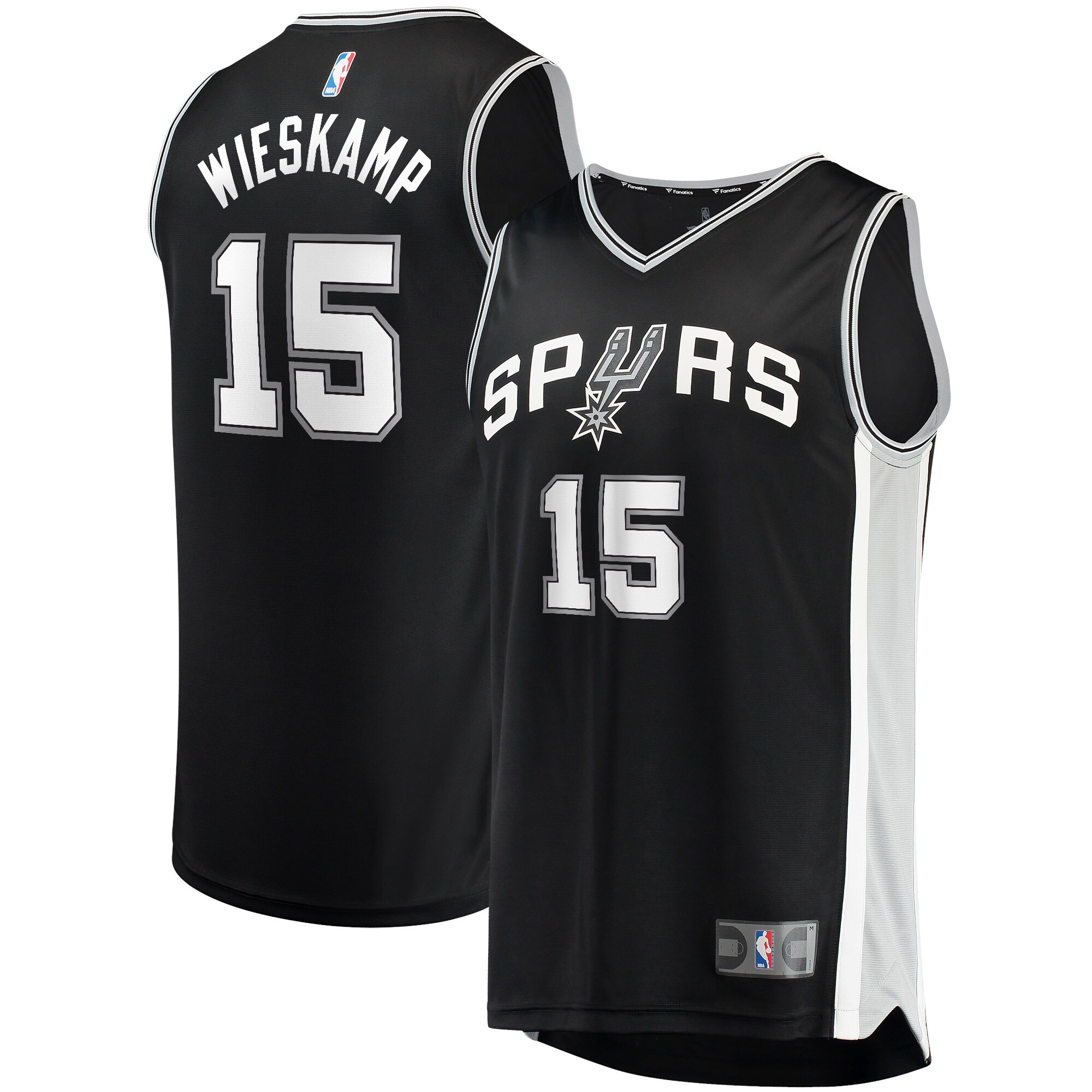 Fanatics Wieskamp Spurs Jersey Ultimate 2021/22 Icon Edition Black