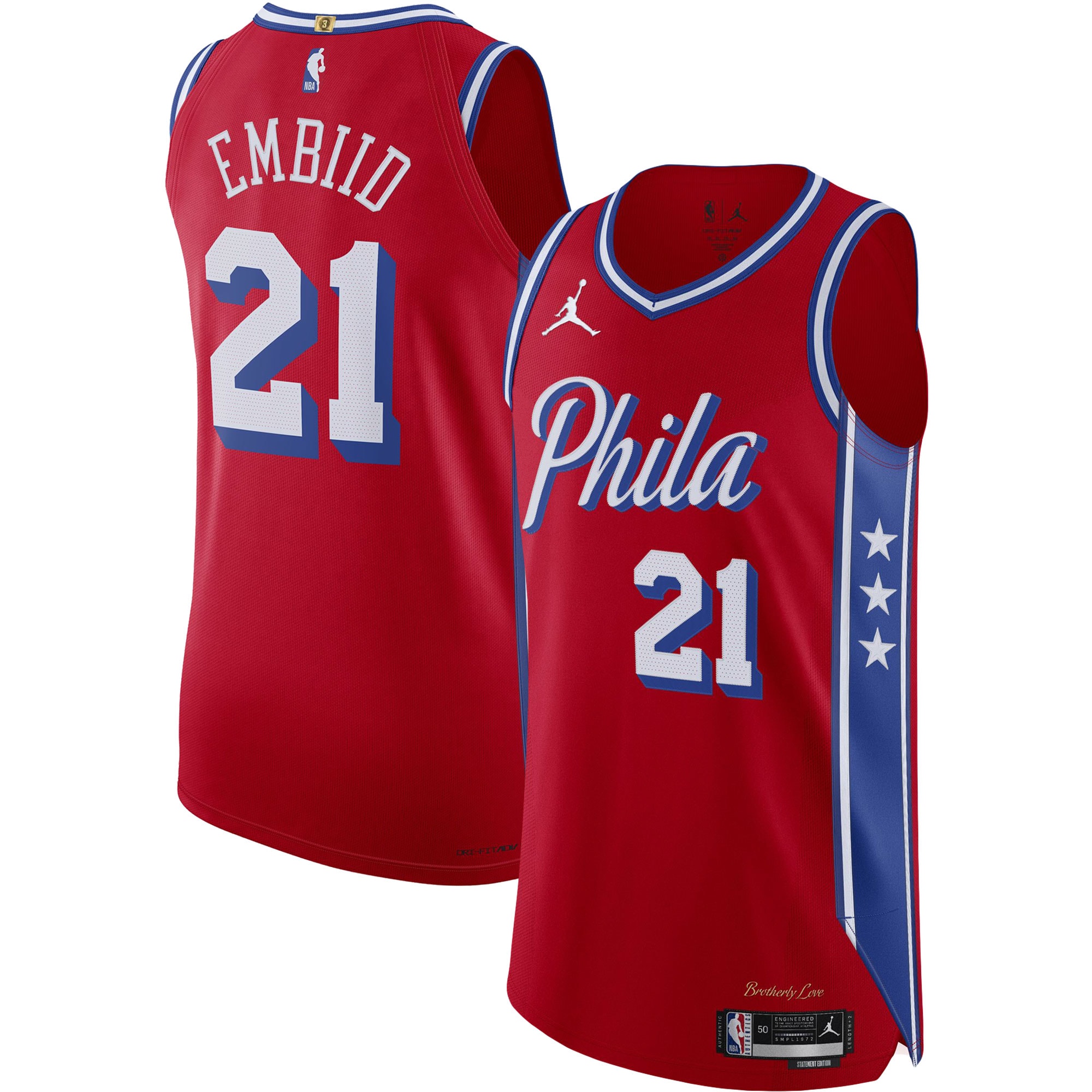 Ultimate Joel Embiid Statement Jersey #21 - Philadelphia 76ers Gear