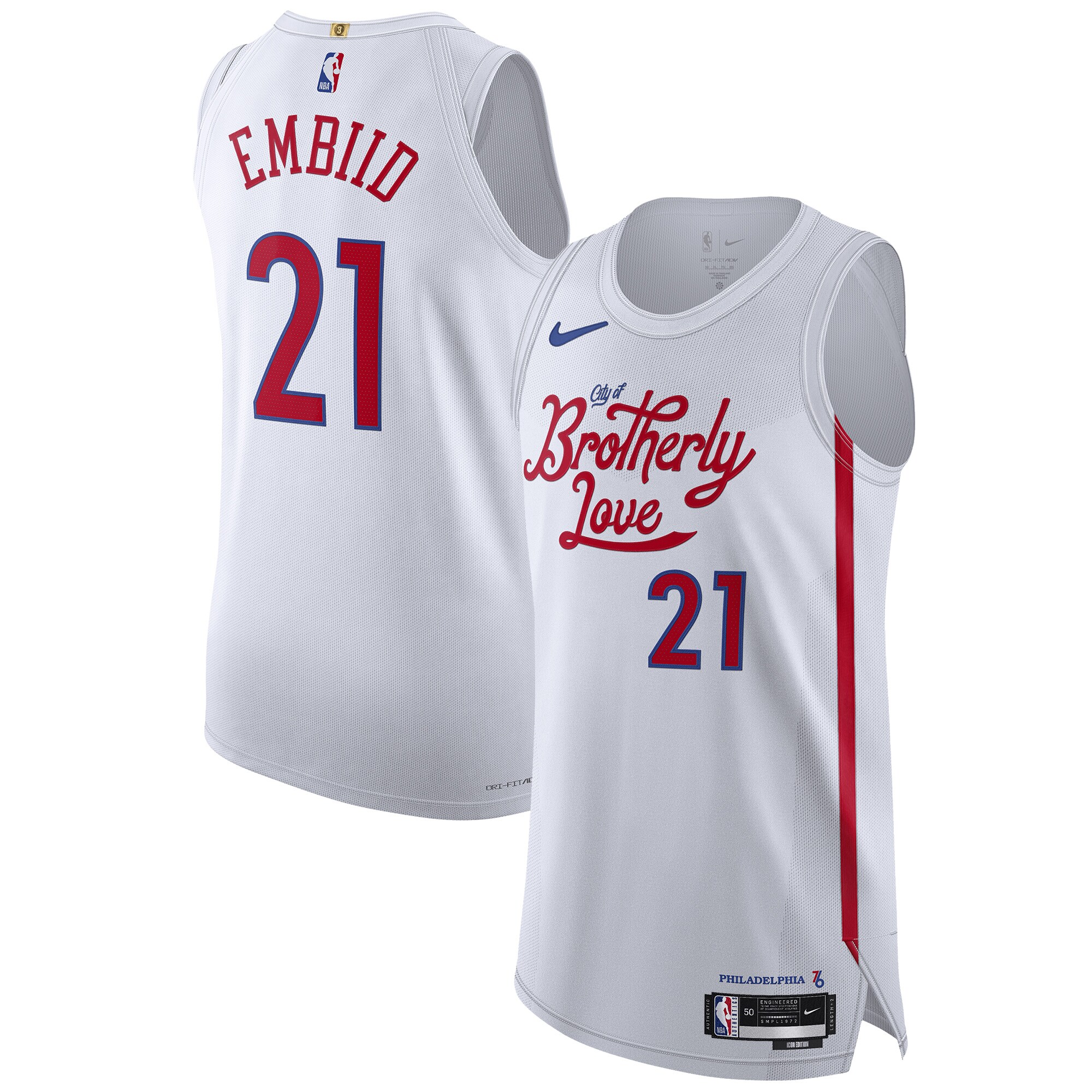 Joel Embiid City Edition Jersey - Exclusive Nike 76ers Fan Gear 2024