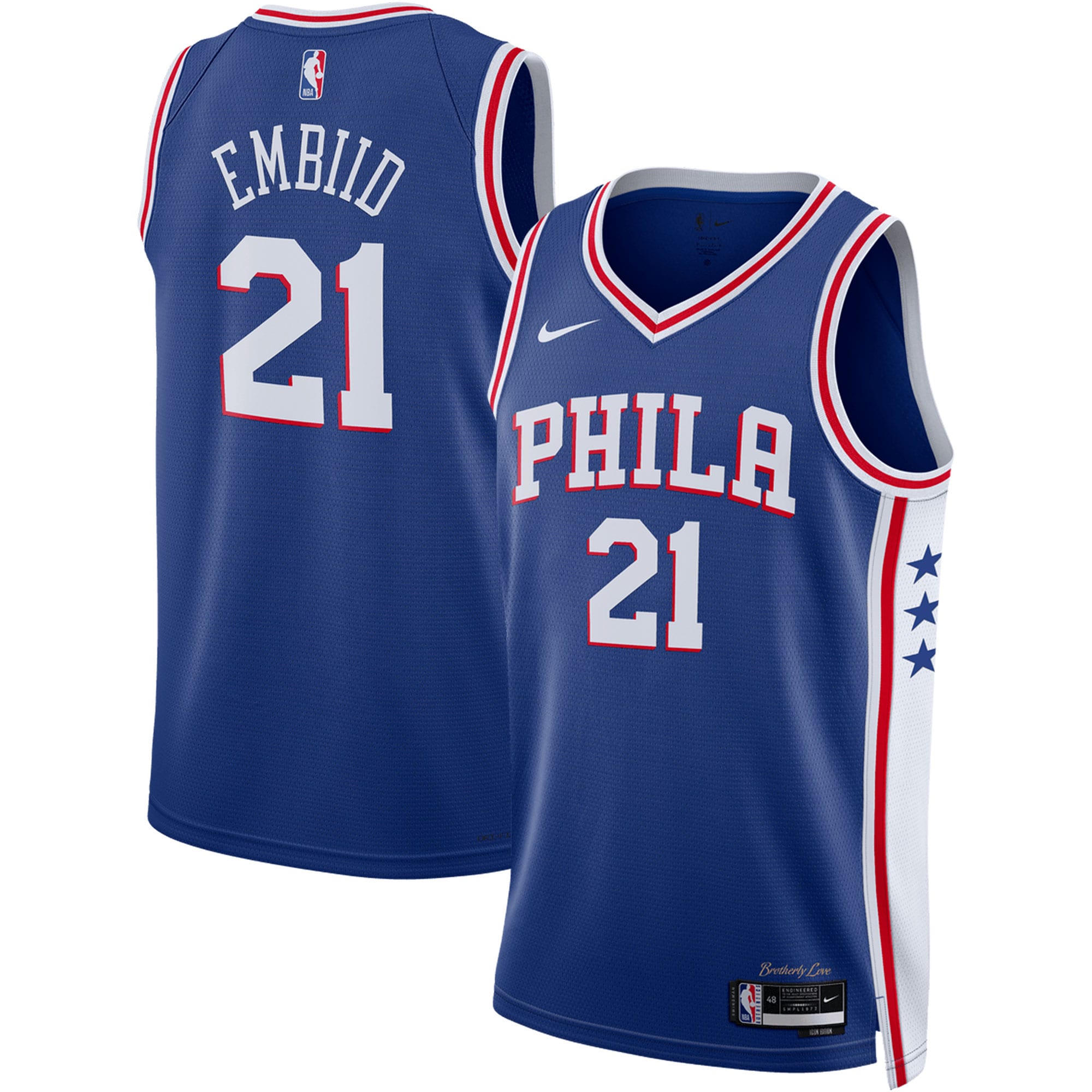 Nike Joel Embiid Icon Jersey: Outstanding 76ers Fan Gear 2024