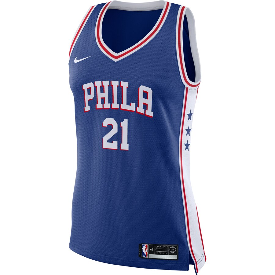 Joel Embiid 76ers Women's Jersey Royal - Ultimate Fan Edition 21