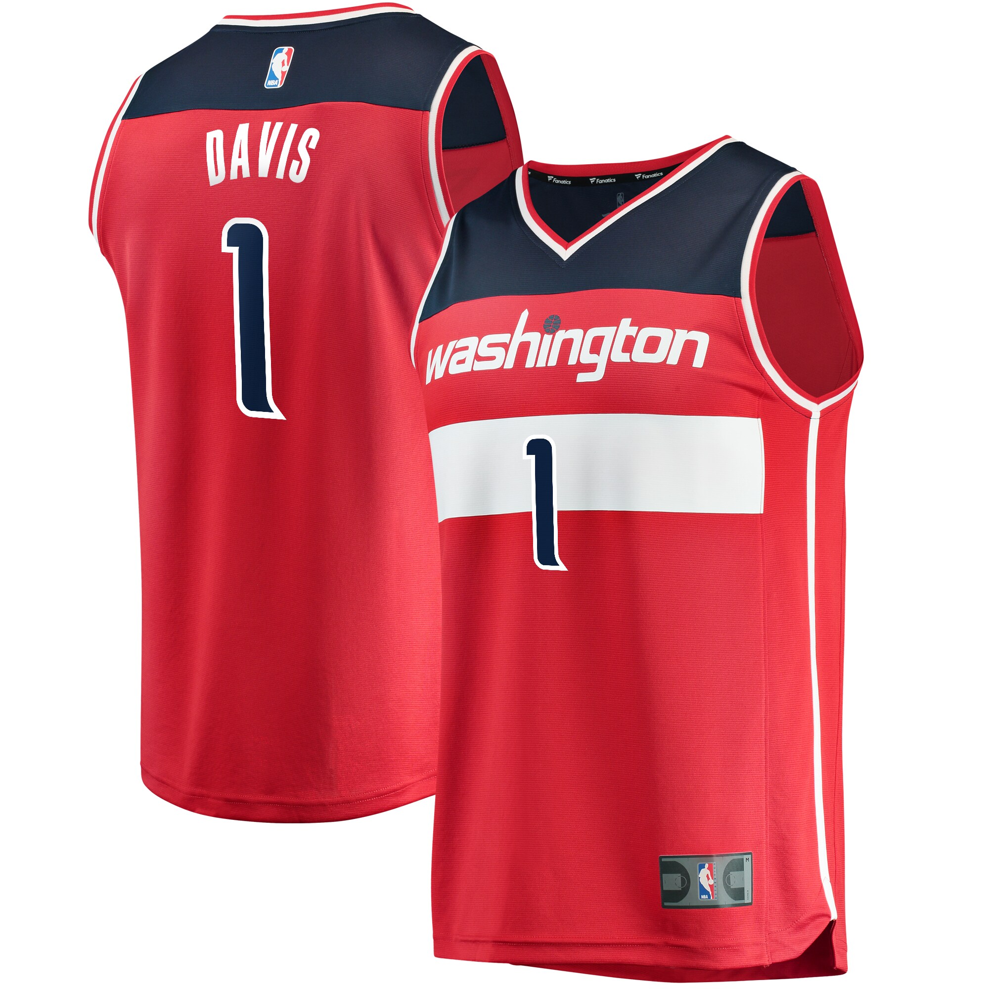 Outstanding Johnny Davis Wizards Icon Edition Jersey - 2022 First Round Pick