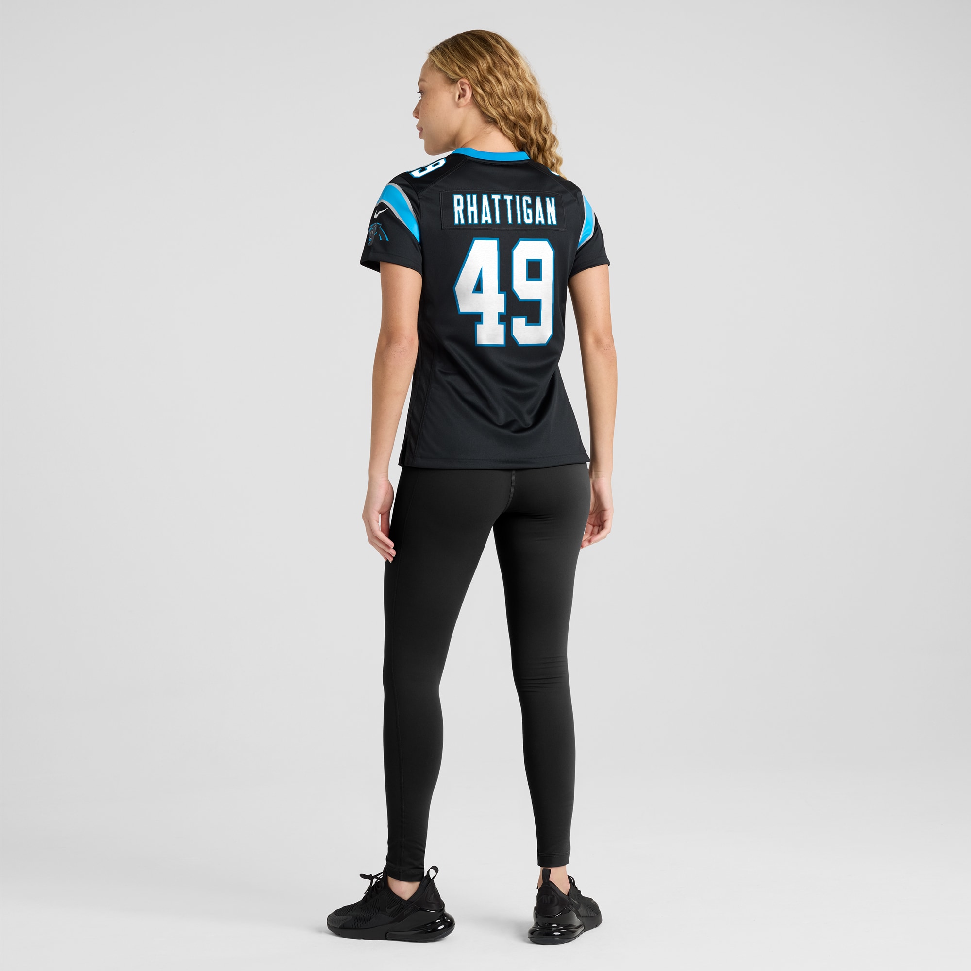 Jon Rhattigan Carolina Panthers Nike Women's  Game Jersey -  Black