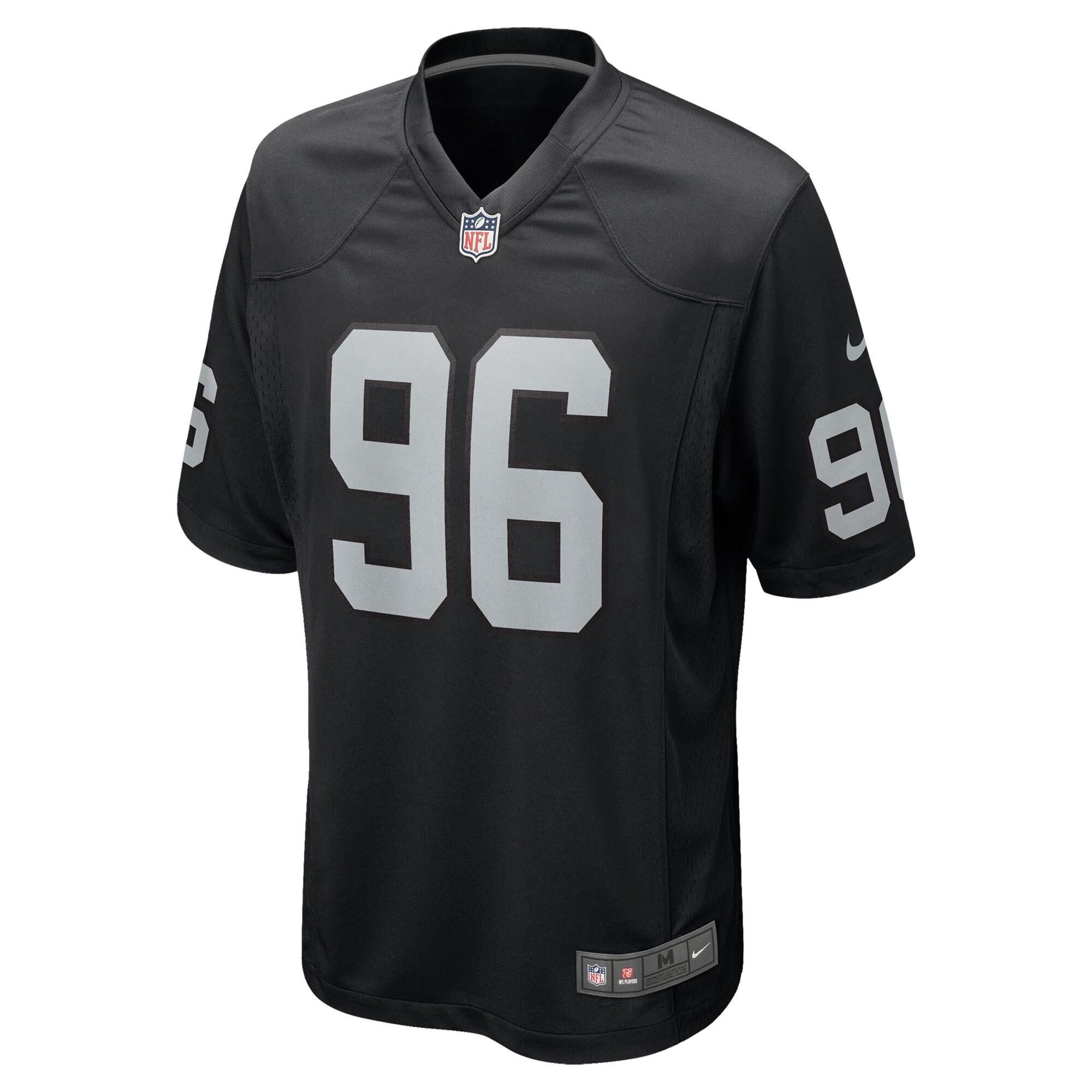 Jonah Laulu Las Vegas Raiders Nike Team Game Jersey -  Black
