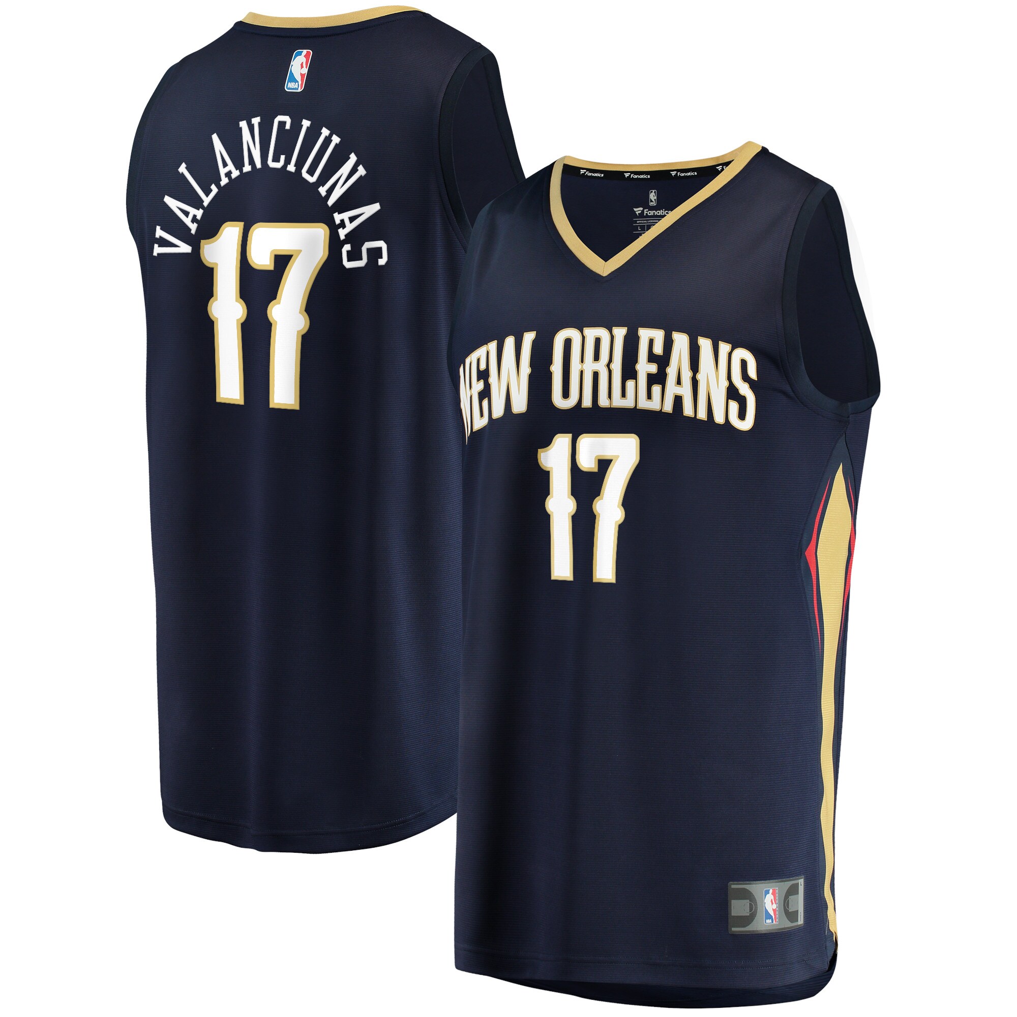 Valanciunas Pelicans Icon Edition Jersey: Ultimate 2021/22 Fanatics Replica