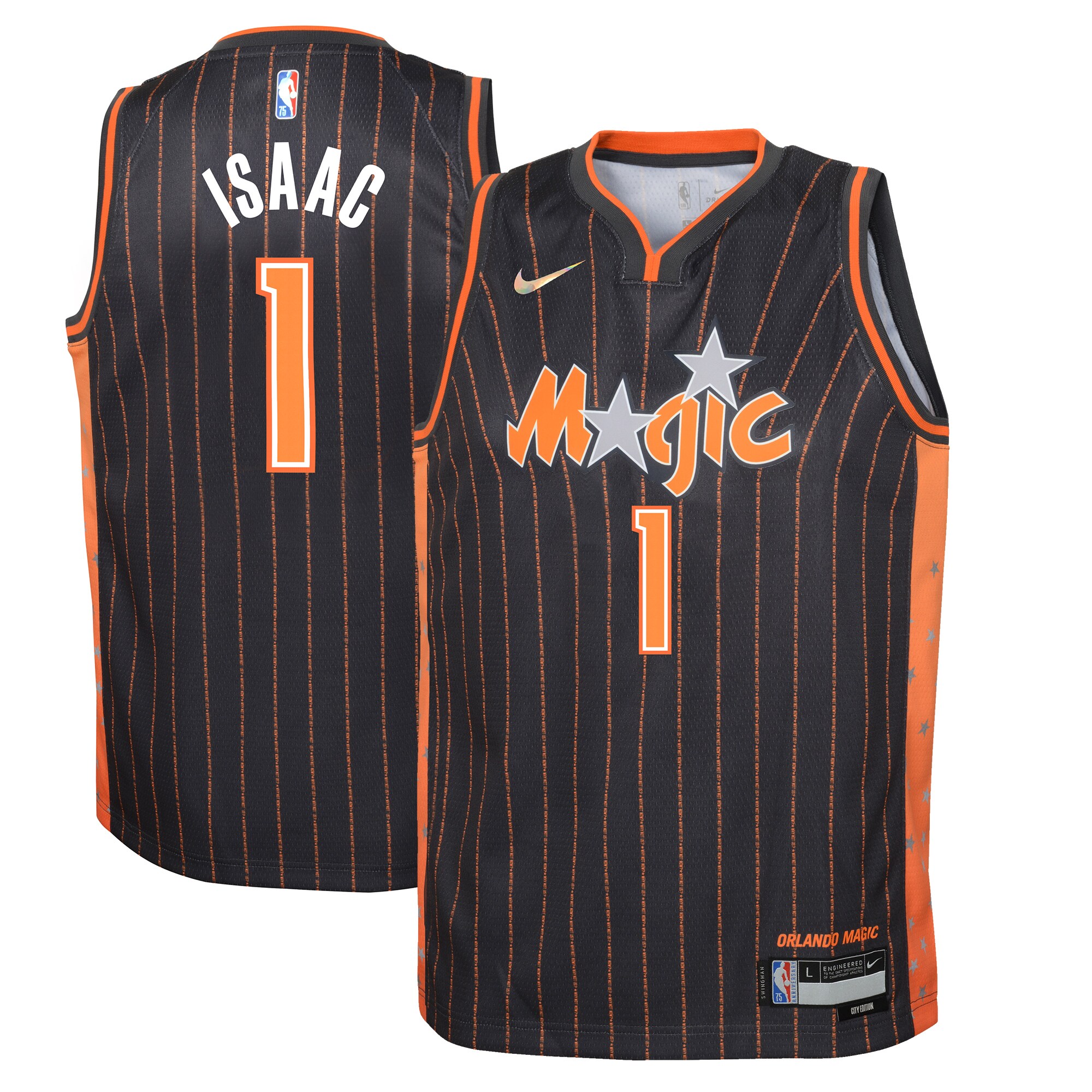 Jonathan Isaac Orlando Magic Anthracite Jersey 2021/22 - Premium Swingman Fan Gear
