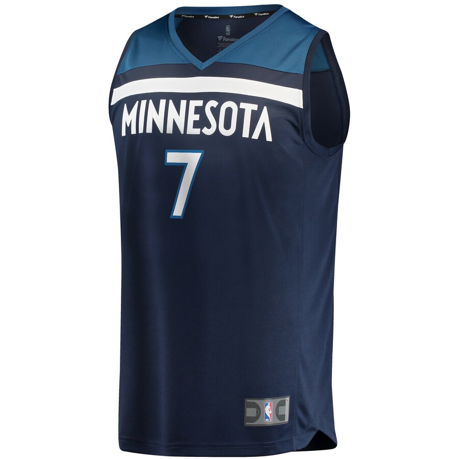 Jordan Bell Timberwolves Navy Jersey - Ultimate Fanatics Replica 2024