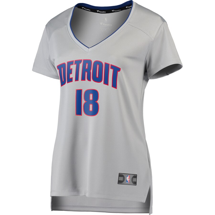 Jordan Bone Pistons Gray Jersey - Ultimate Fan Gear 2024