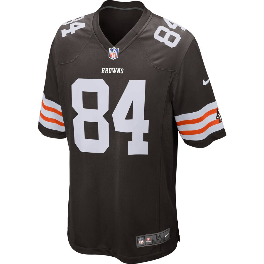 Jordan Cameron Cleveland Browns Historic Logo Nike Youth Team Color Game Jersey - Brown