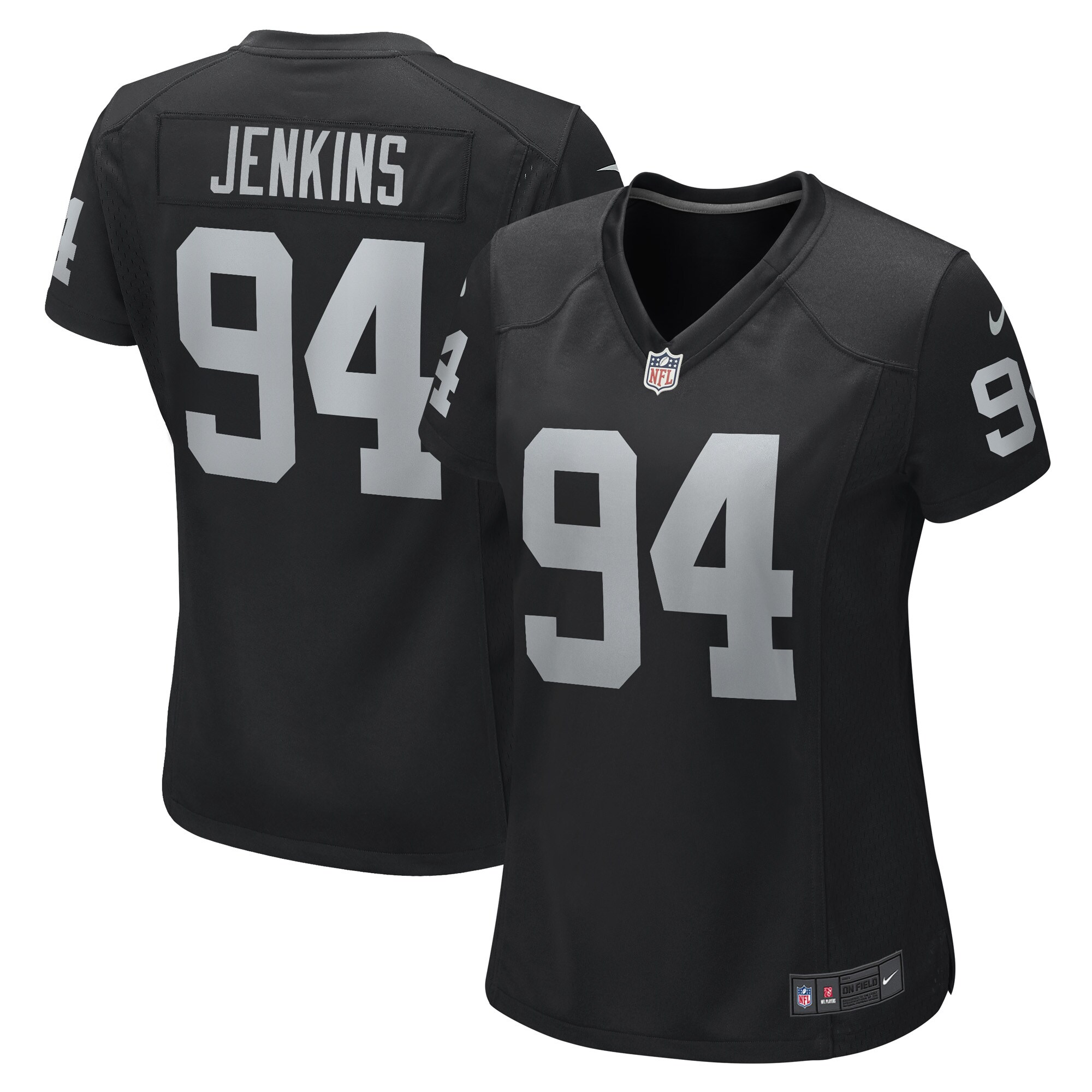 Jordan Jenkins Las Vegas Raiders Nike Women's Game Player Jersey - Black