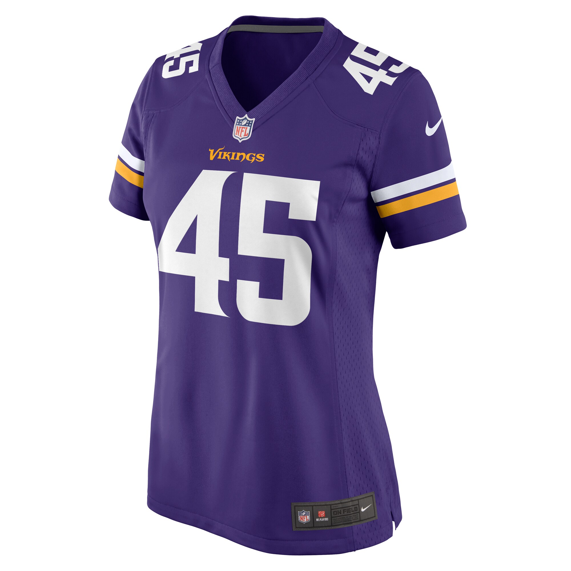 Jordan Kunaszyk Minnesota Vikings Nike Women's  Game Jersey -  Purple