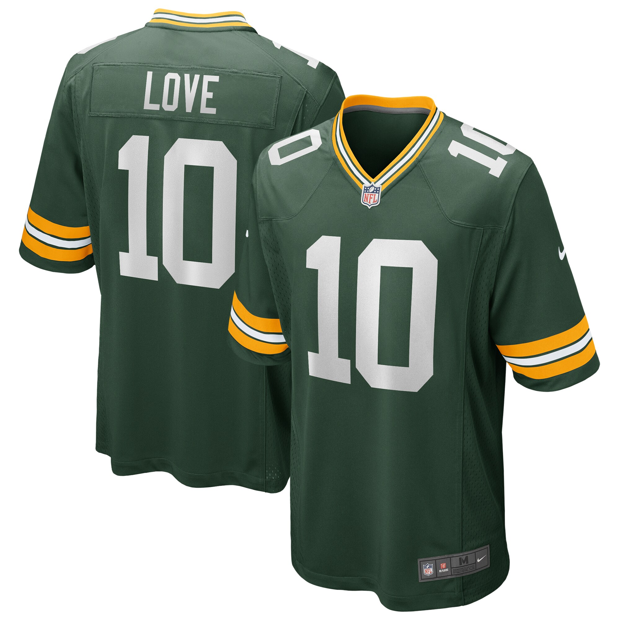 Jordan Love Green Bay Packers Nike Player Game Jersey – Green