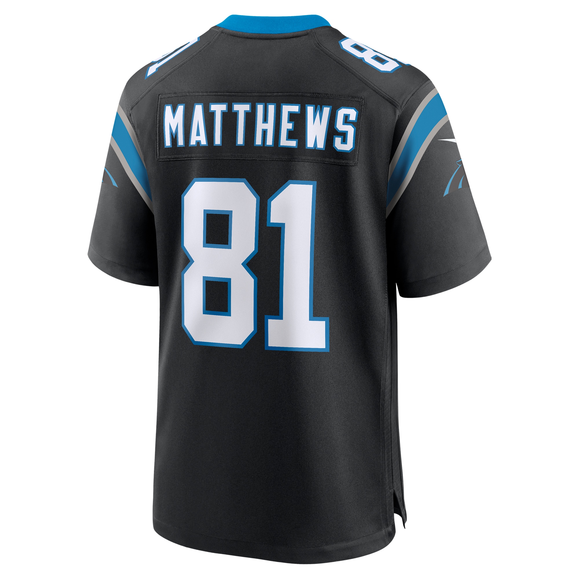 Jordan Matthews Carolina Panthers Nike  Game Jersey -  Black