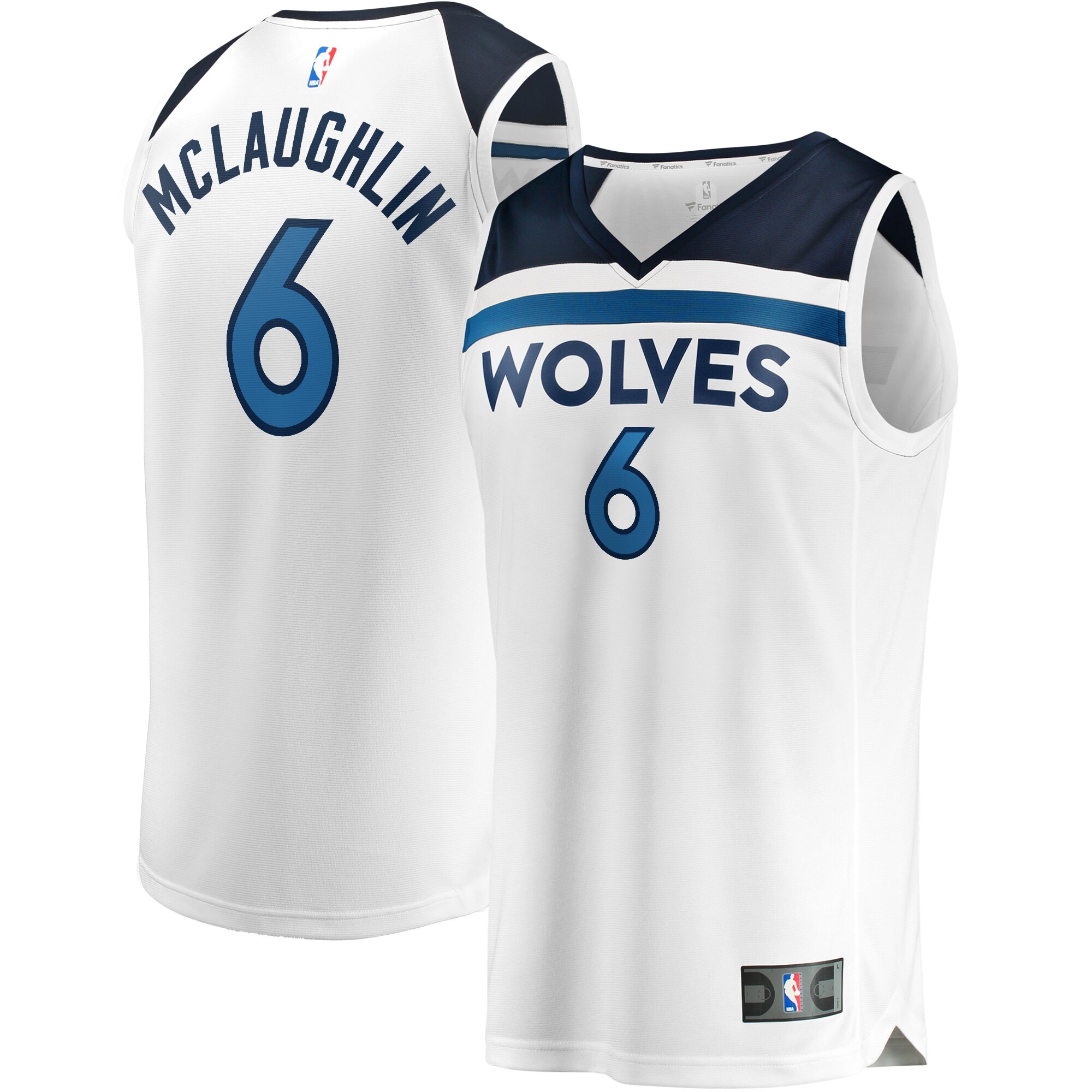 Jordan McLaughlin Timberwolves Jersey - Premium 2024 Fanatics Association Edition