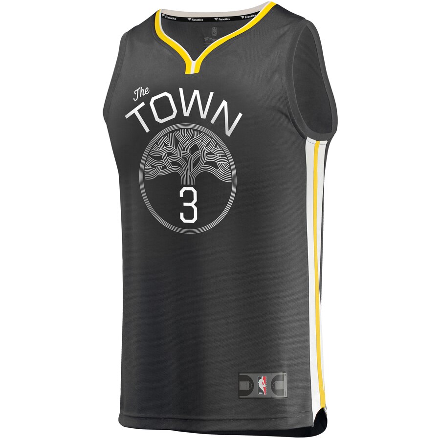 Jordan Poole Warriors Statement Jersey - Premium Fanatics Replica #3