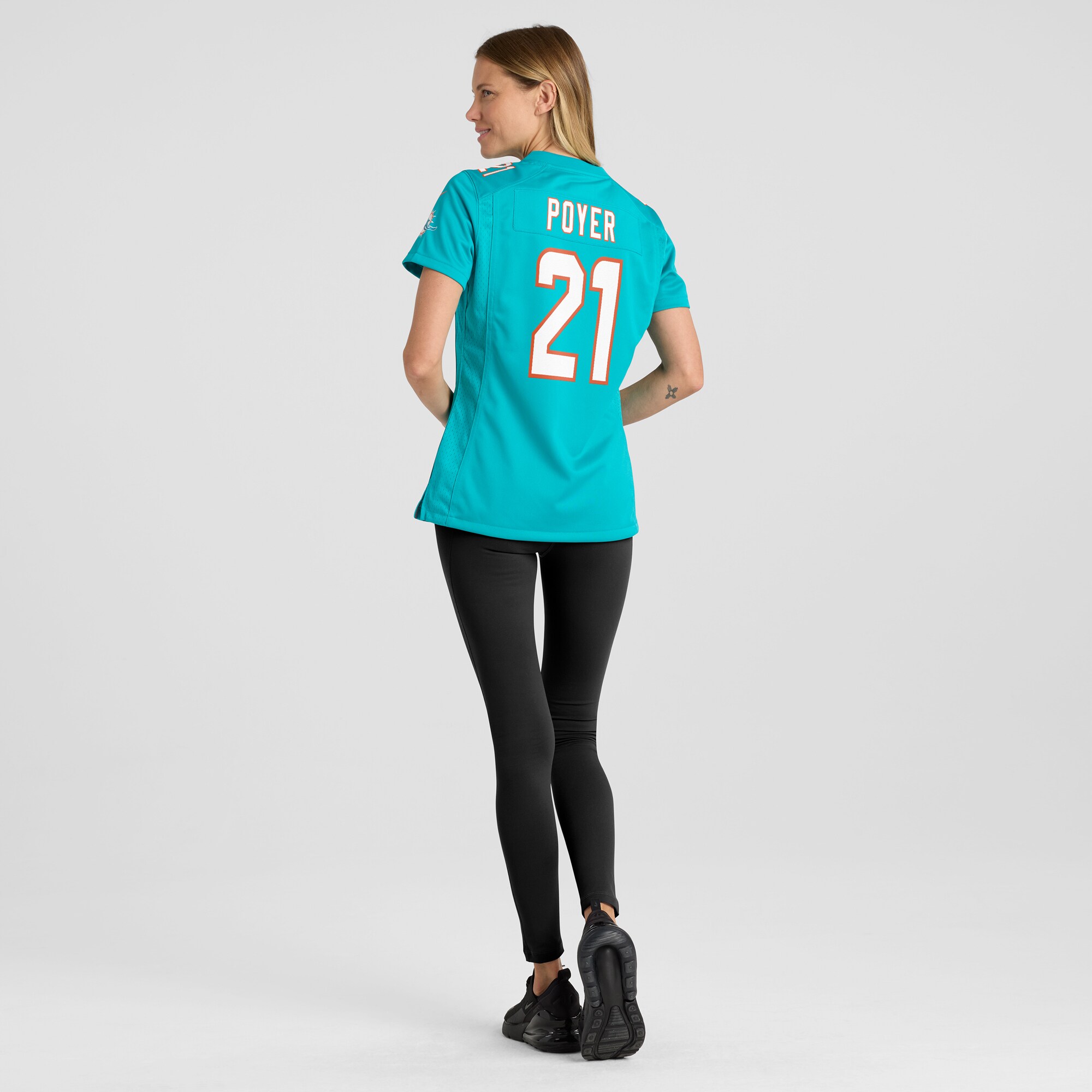 Jordan Poyer Miami Dolphins Nike Women's  Game Jersey -  Aqua