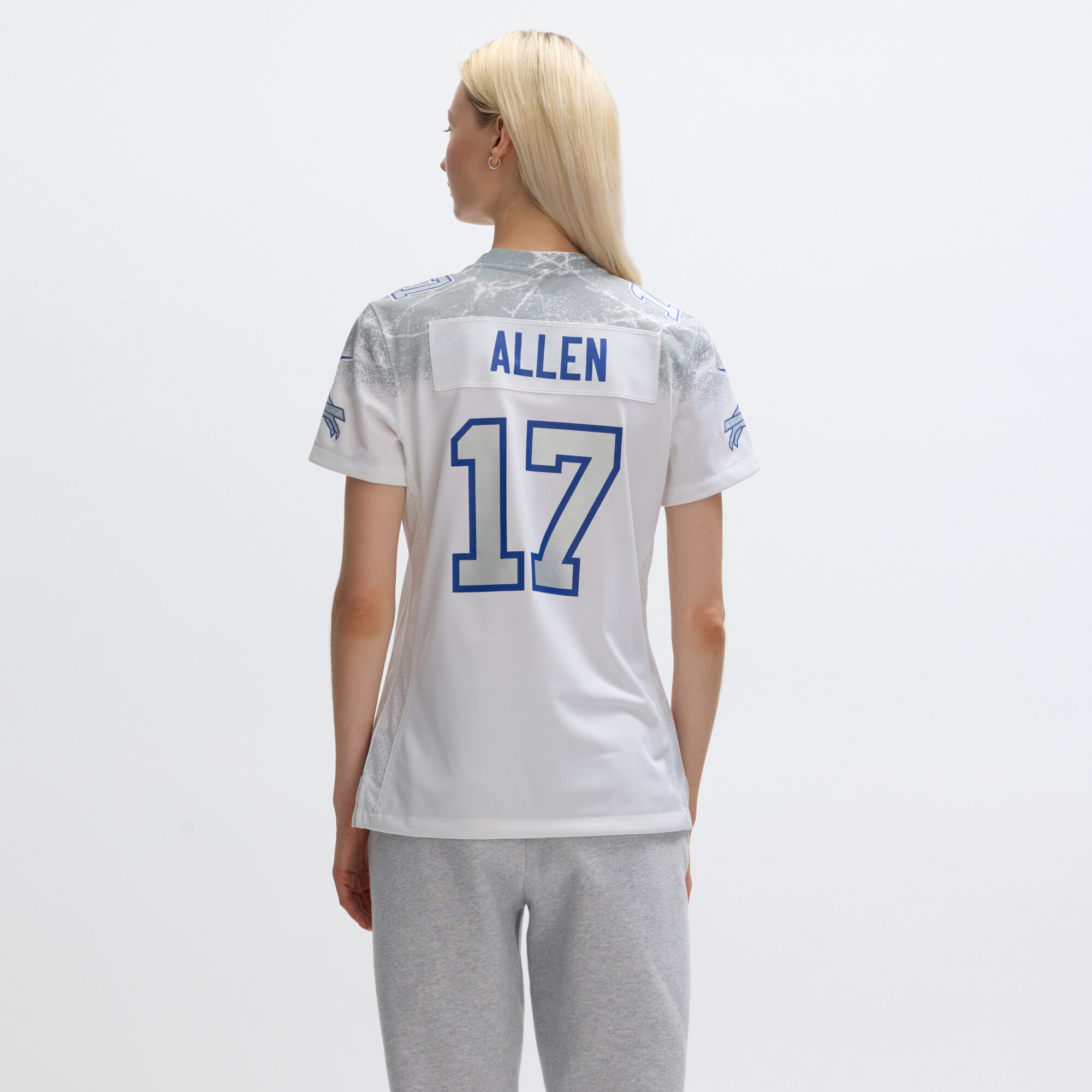 Josh Allen Buffalo Bills Nike Women’s 2025 Rivalries Collection Game Jersey – White