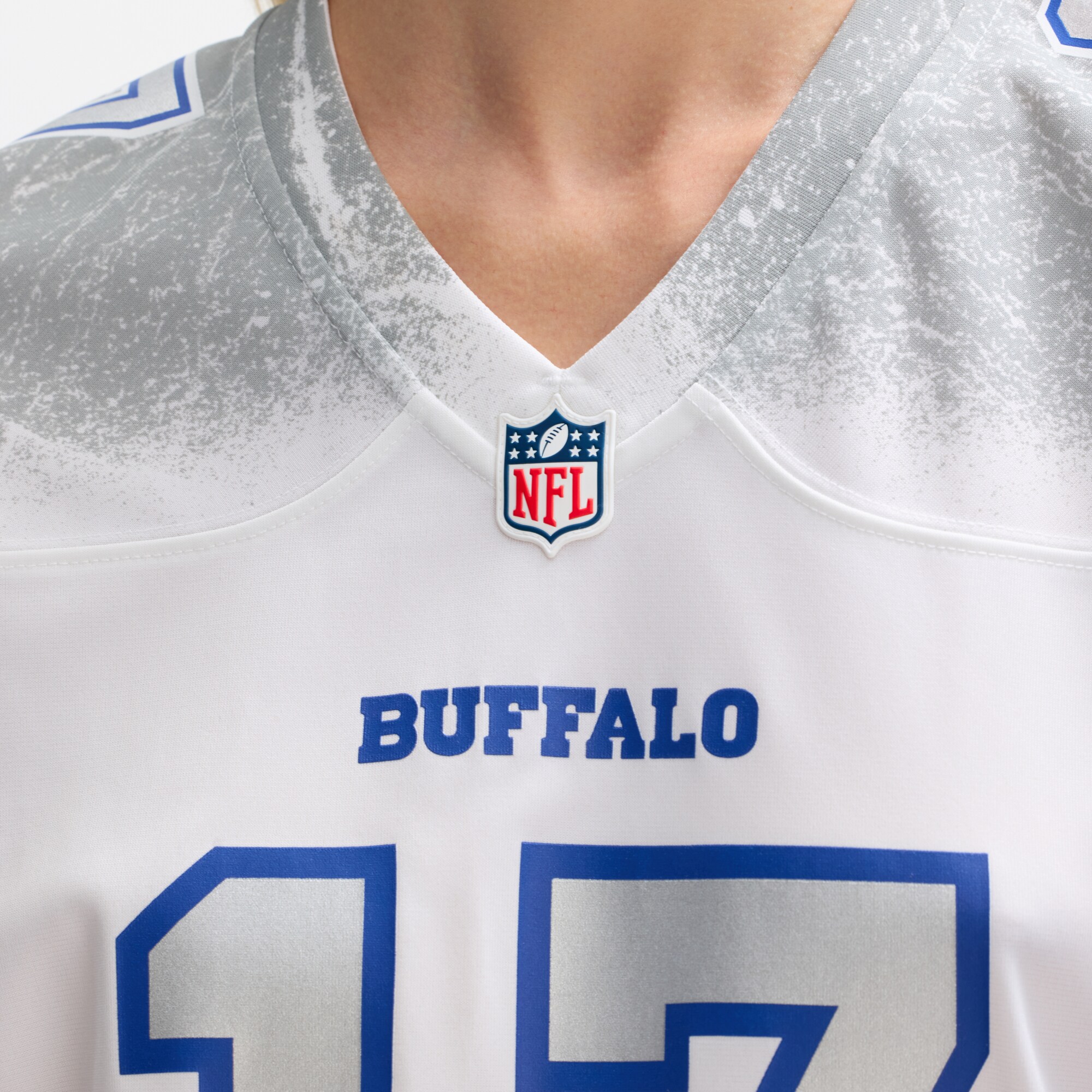 Josh Allen Buffalo Bills Nike Women’s 2025 Rivalries Collection Game Jersey – White