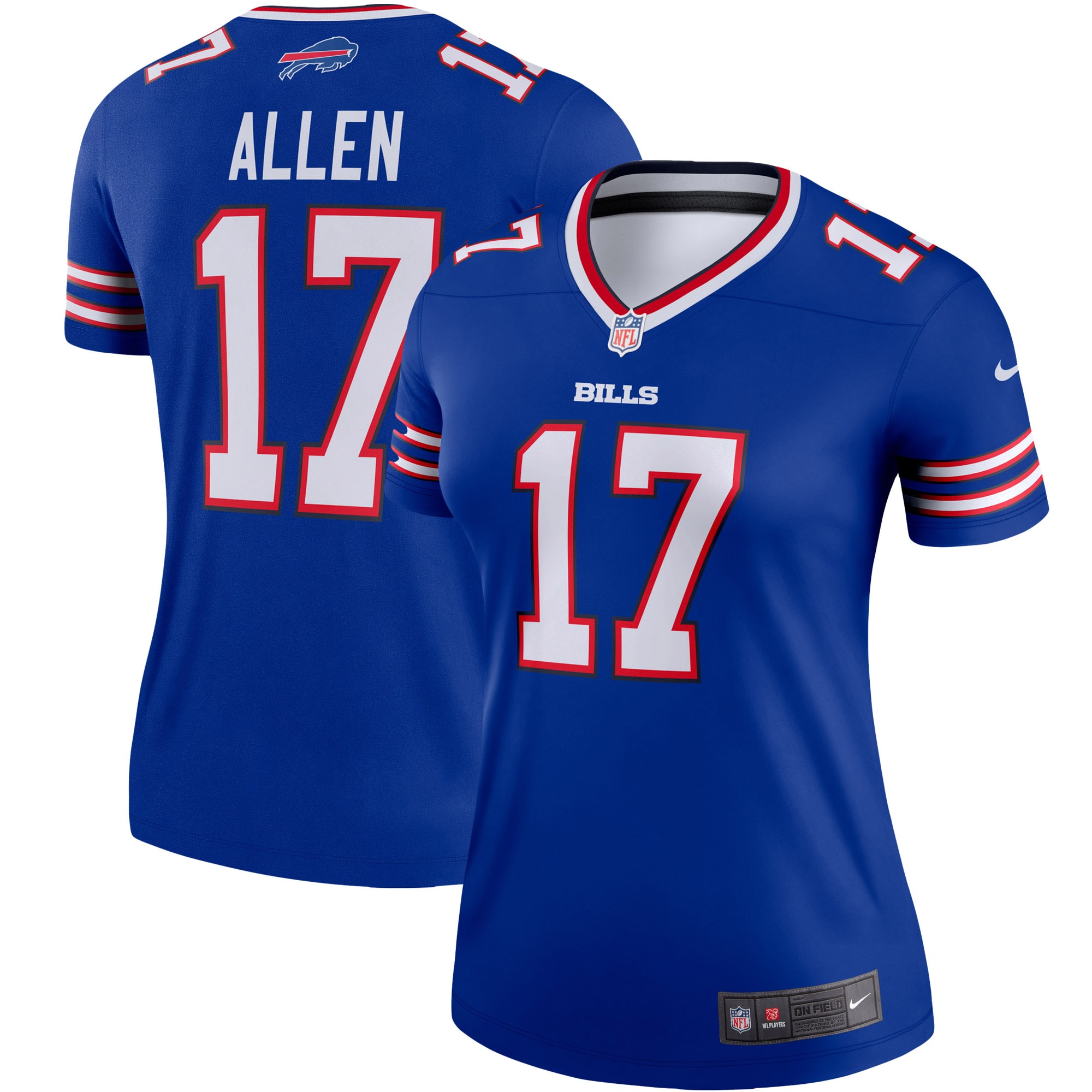 Josh Allen Buffalo Bills Nike Women’s Color Rush Legend Player Jersey – Red