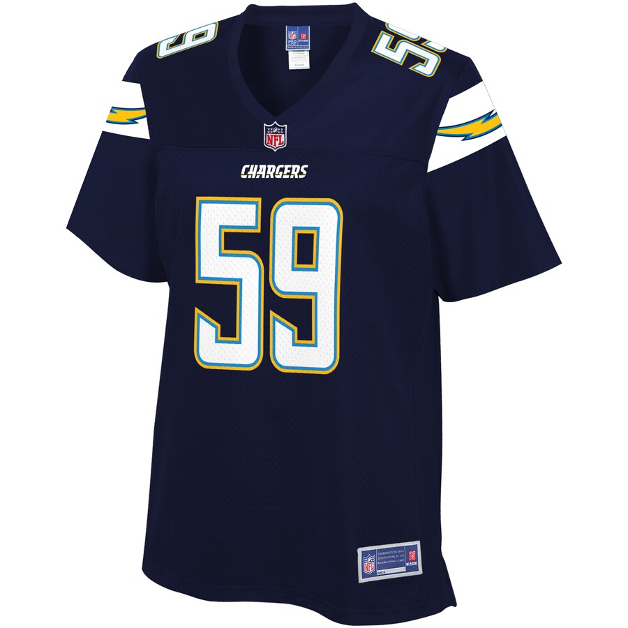 Josh Corcoran Los Angeles Chargers NFL Pro Line Women's Team Player Jersey - Navy