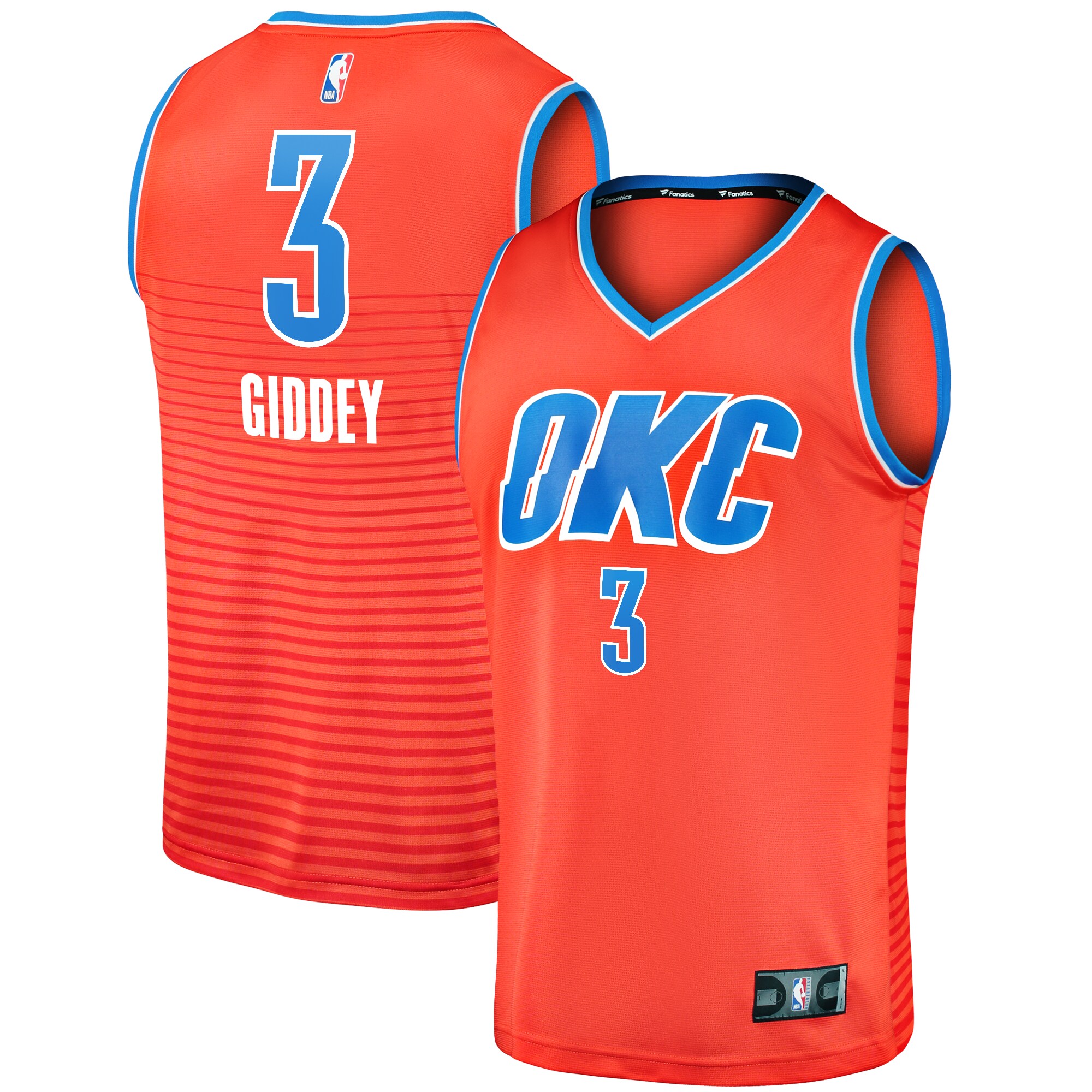 Fanatics Giddey Statement Jersey #3 - Outstanding OKC Thunder Replica