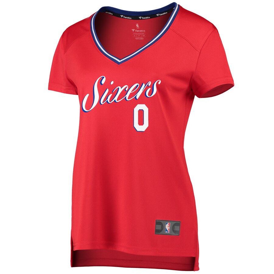 Fanatics Josh Richardson Sixers Women's Red Jersey - Ultimate 2024 Replica