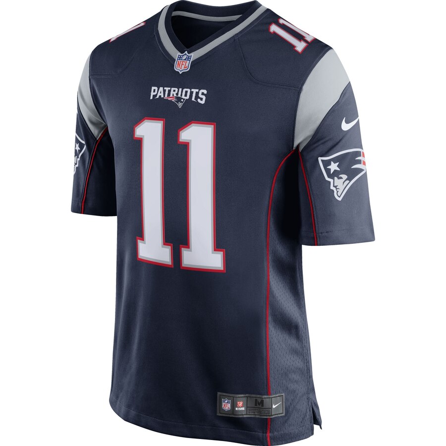 Julian Edelman New England Patriots Nike Game Jersey – Navy Blue