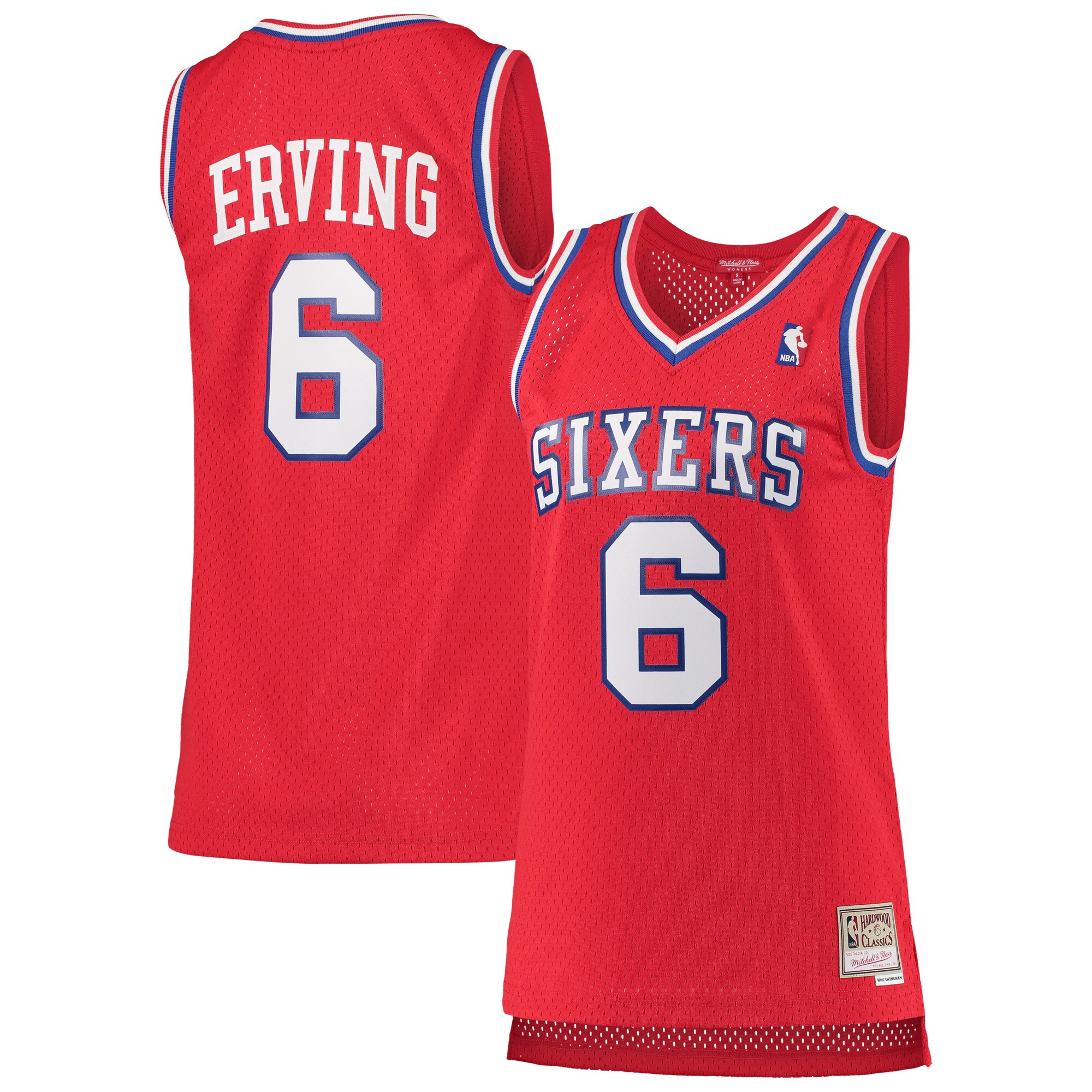 Julius Erving 1982/83 Women's Jersey - Outstanding 76ers Dr. J #6