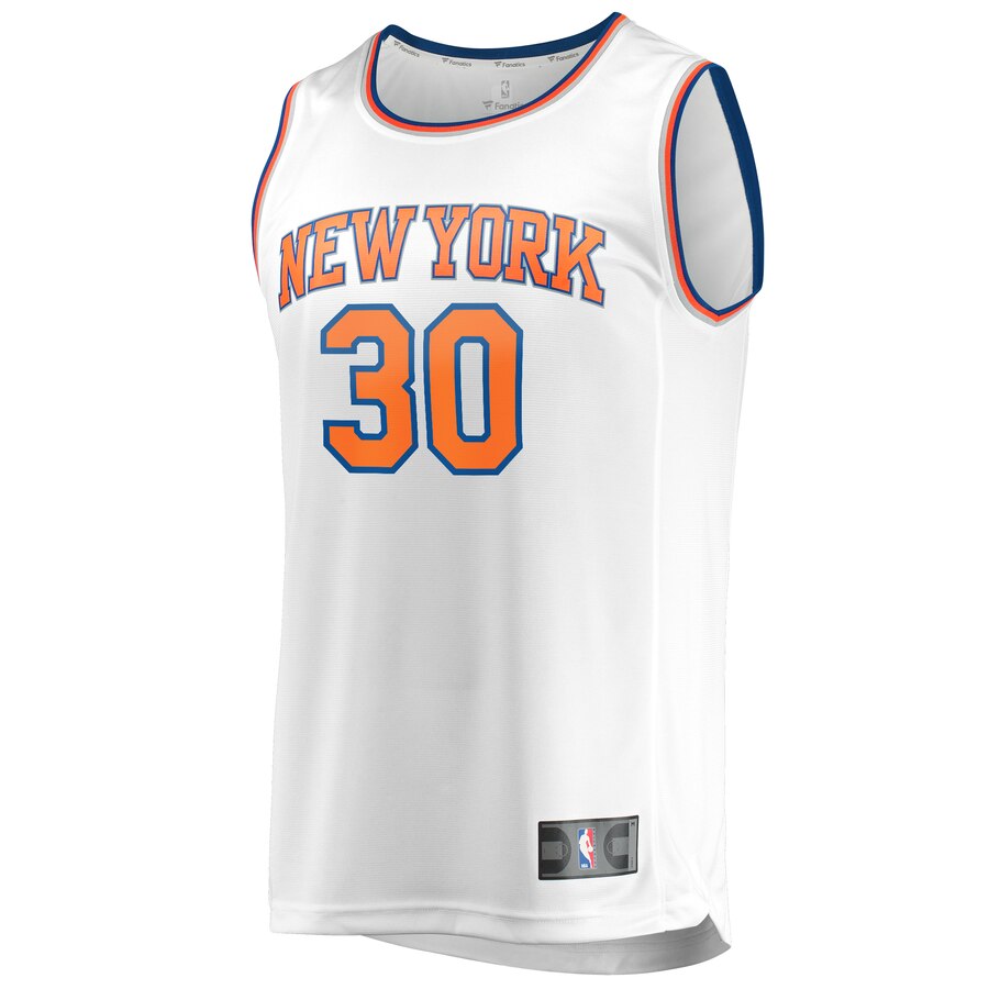 Fanatics Julius Randle Knicks Jersey - Premium White #30 for 2024 Season