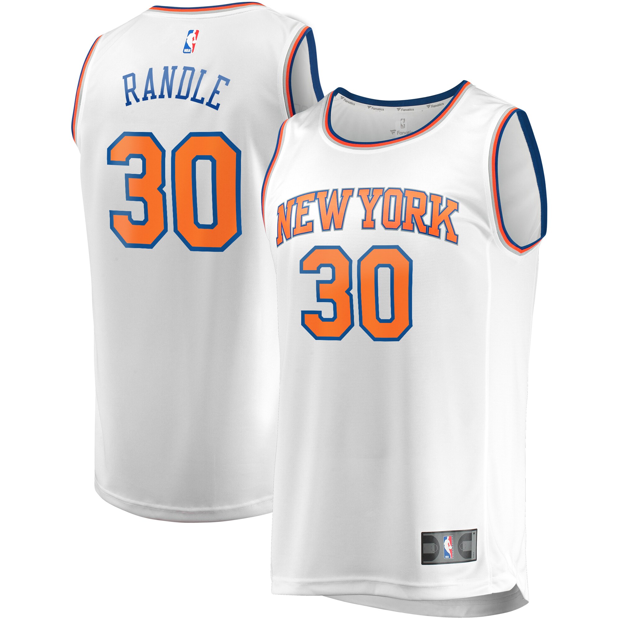 Julius Randle Knicks Jersey: Ultimate Fanatics Branded Replica #30