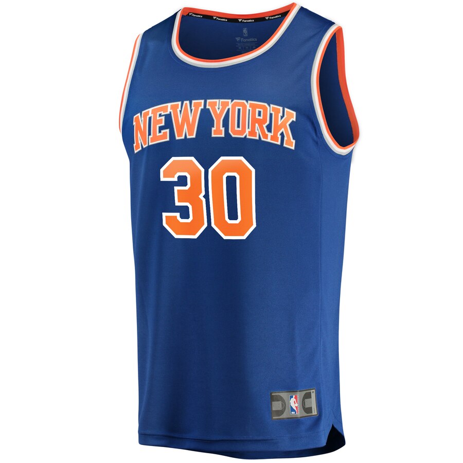 Julius Randle Knicks Blue Jersey - Ultimate Fanatics Replica 2024
