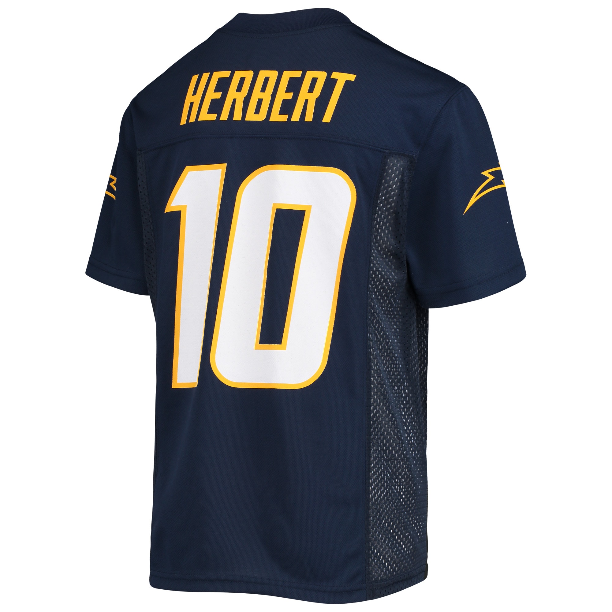 Justin Herbert Los Angeles Chargers Youth Replica Player Jersey – Navy