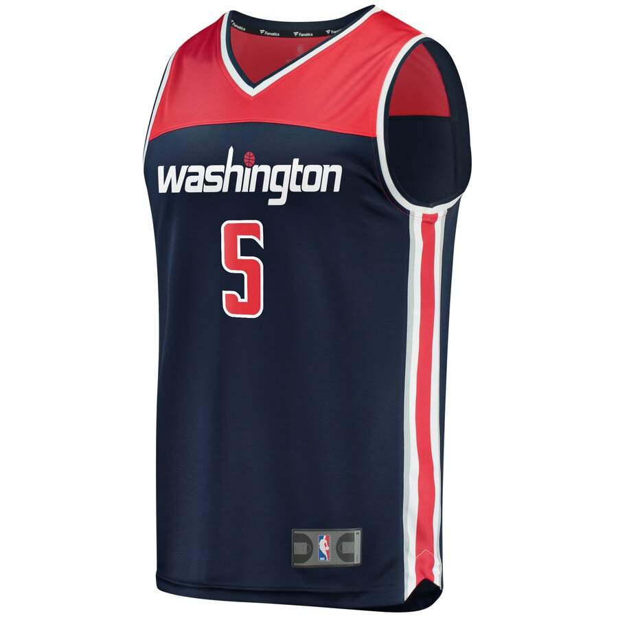 Justin Robinson Wizards Youth Jersey - Outstanding #5 Fanatics Statement Edition