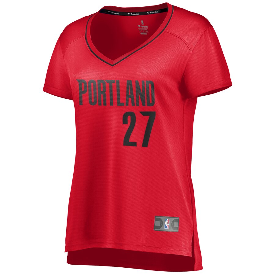 Fanatics Branded Jusuf Nurkic Women's Red Jersey - Stunning 27 Statement Edition