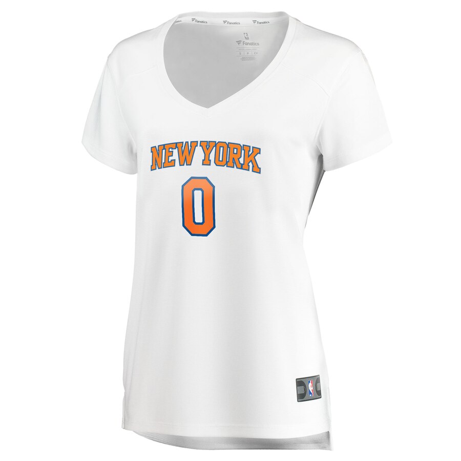 Kadeem Allen Knicks Jersey Women White - Outstanding Fanatics Replica 2024