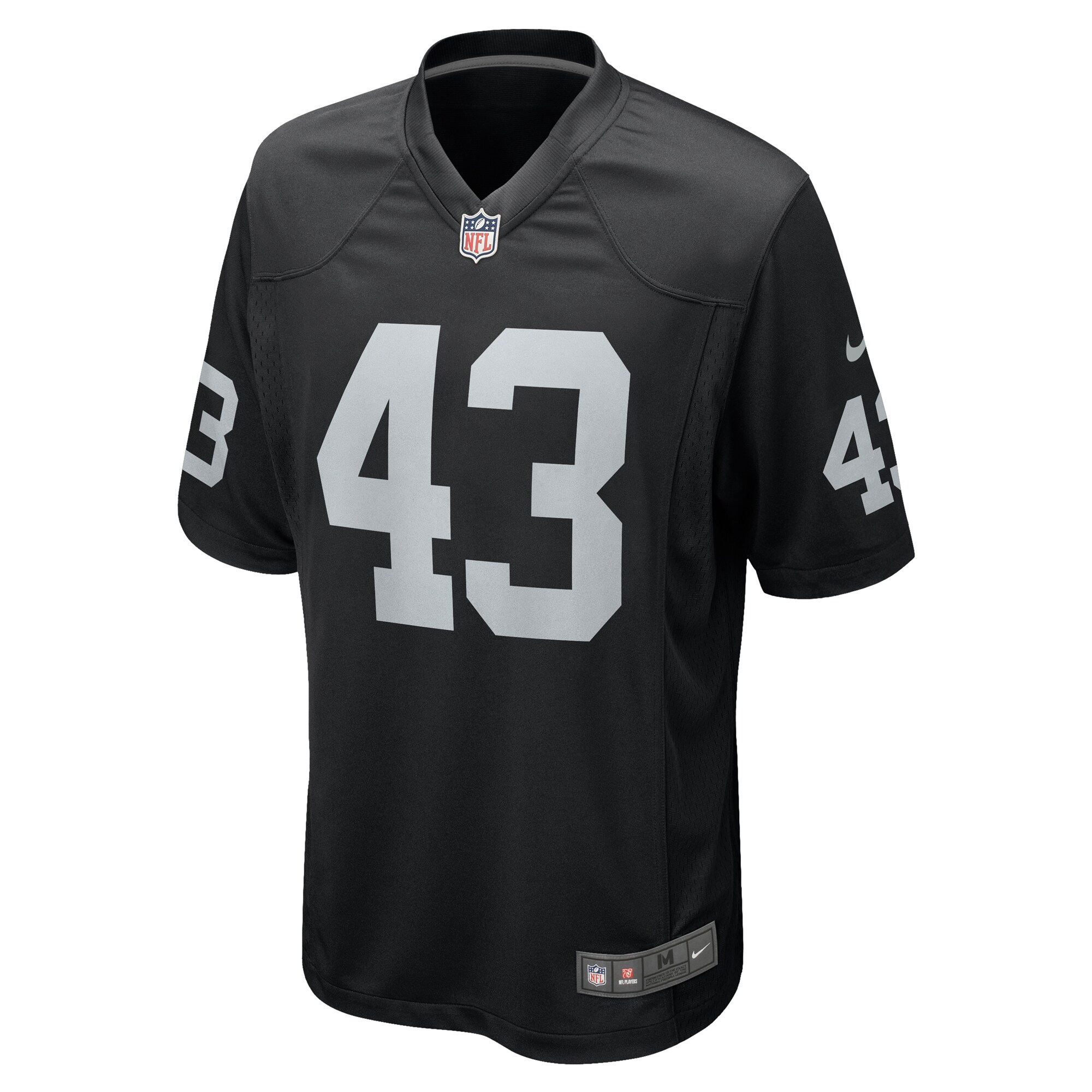 Kanai Mauga Las Vegas Raiders Nike Team Game Jersey -  Black