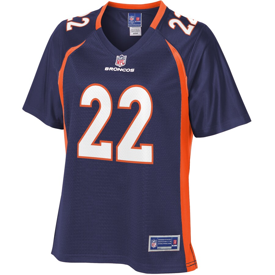 Kareem Jackson Denver Broncos NFL Pro Line Women's Alternate Player Jersey - Navy