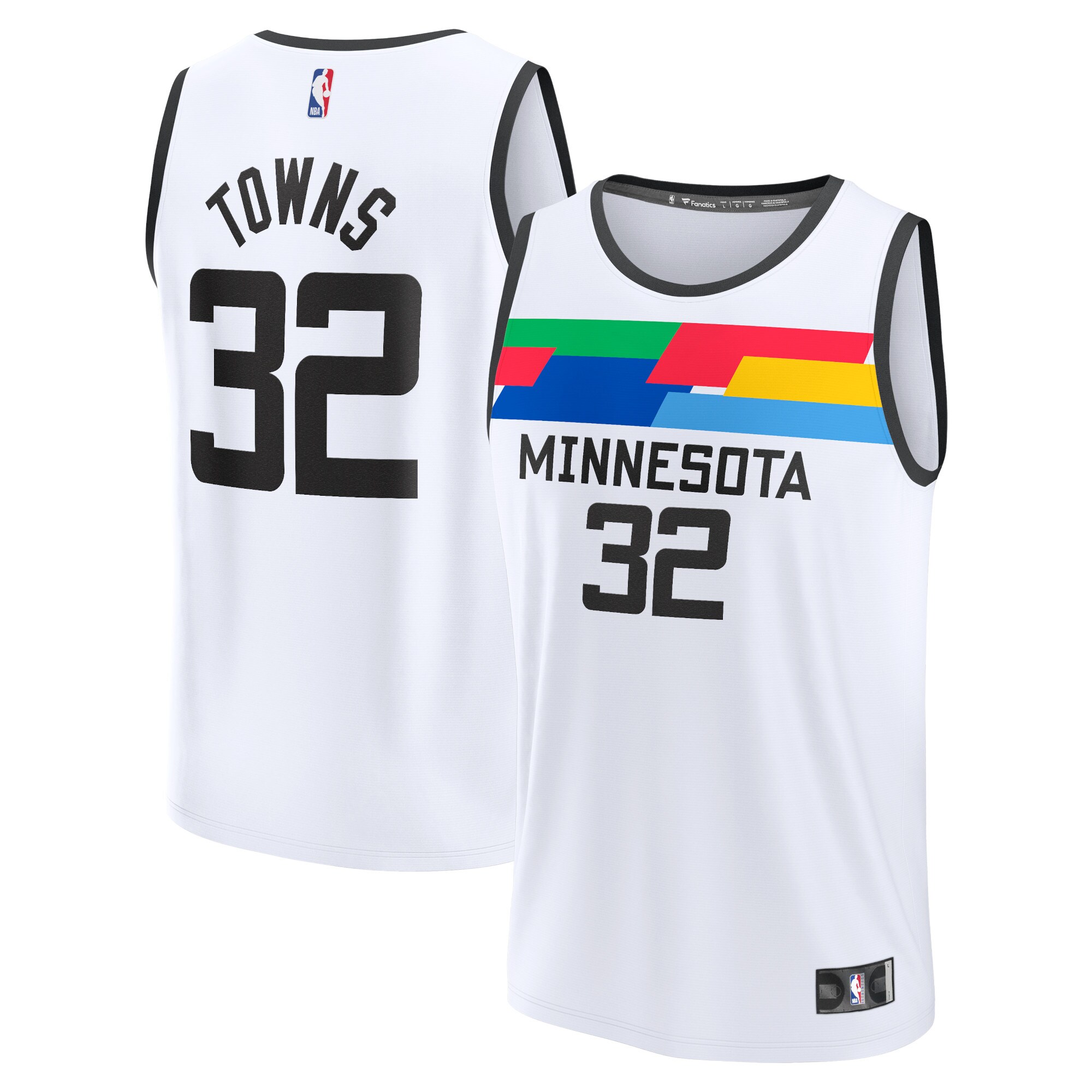 Karl-Anthony Towns City Edition Jersey - Amazing Fanatics 2022/23 White