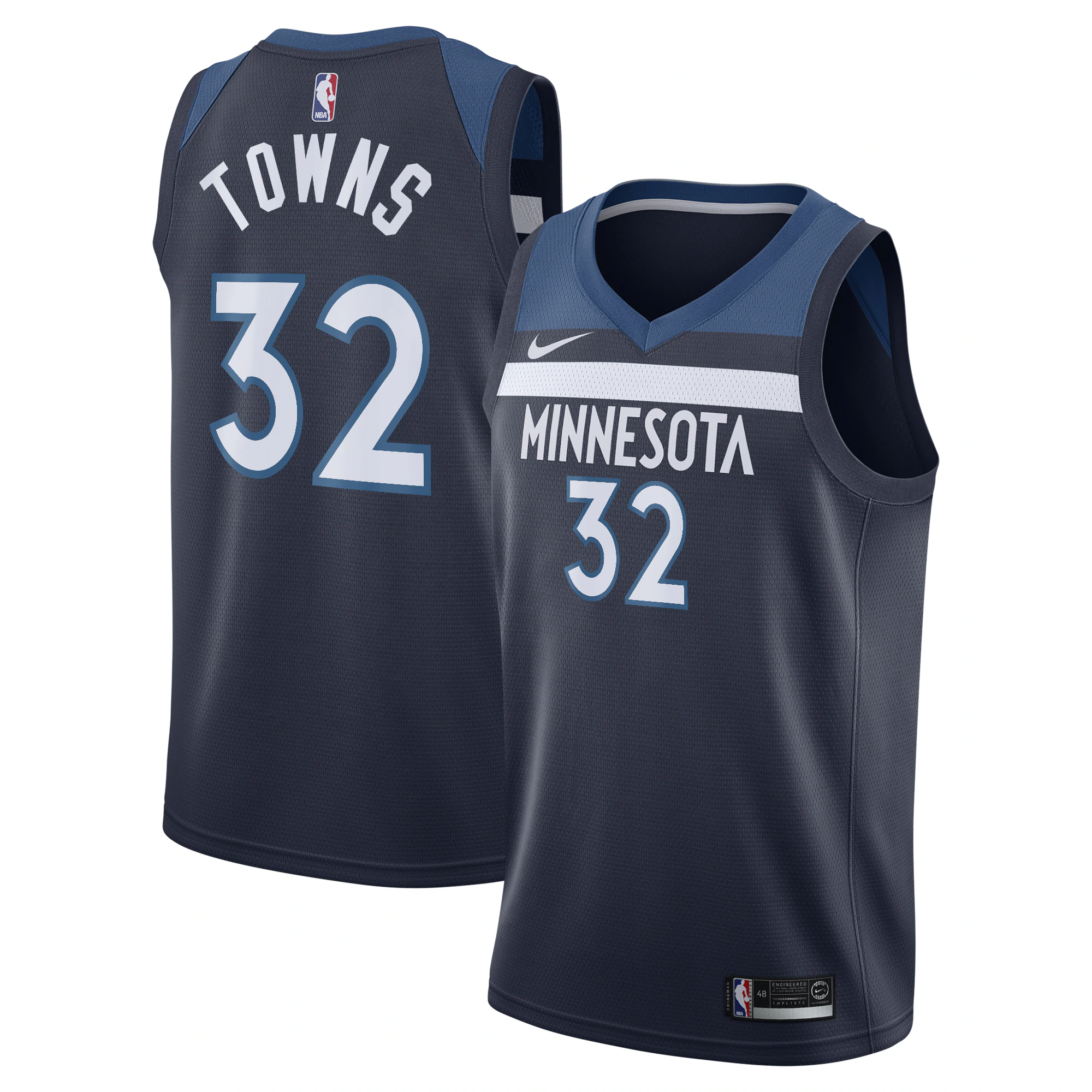 Nike Towns Timberwolves Jersey: Premium 2021/22 Icon Edition #32