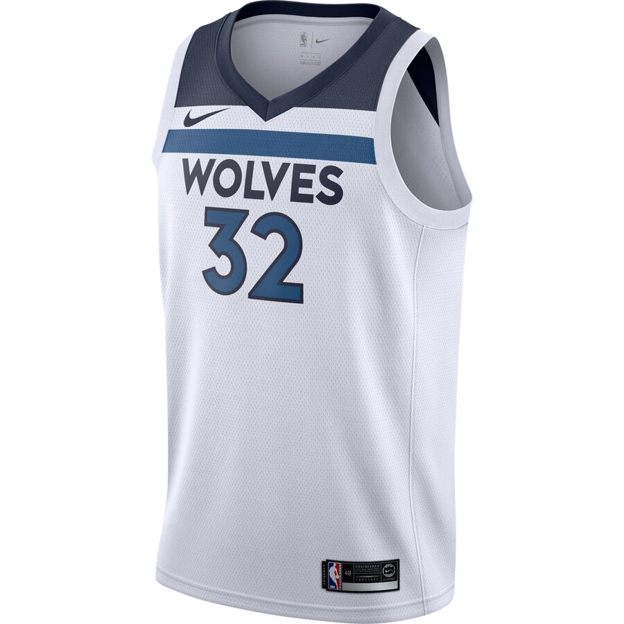 Nike Karl-Anthony Towns White Jersey - Outstanding 2024 Fan Edition