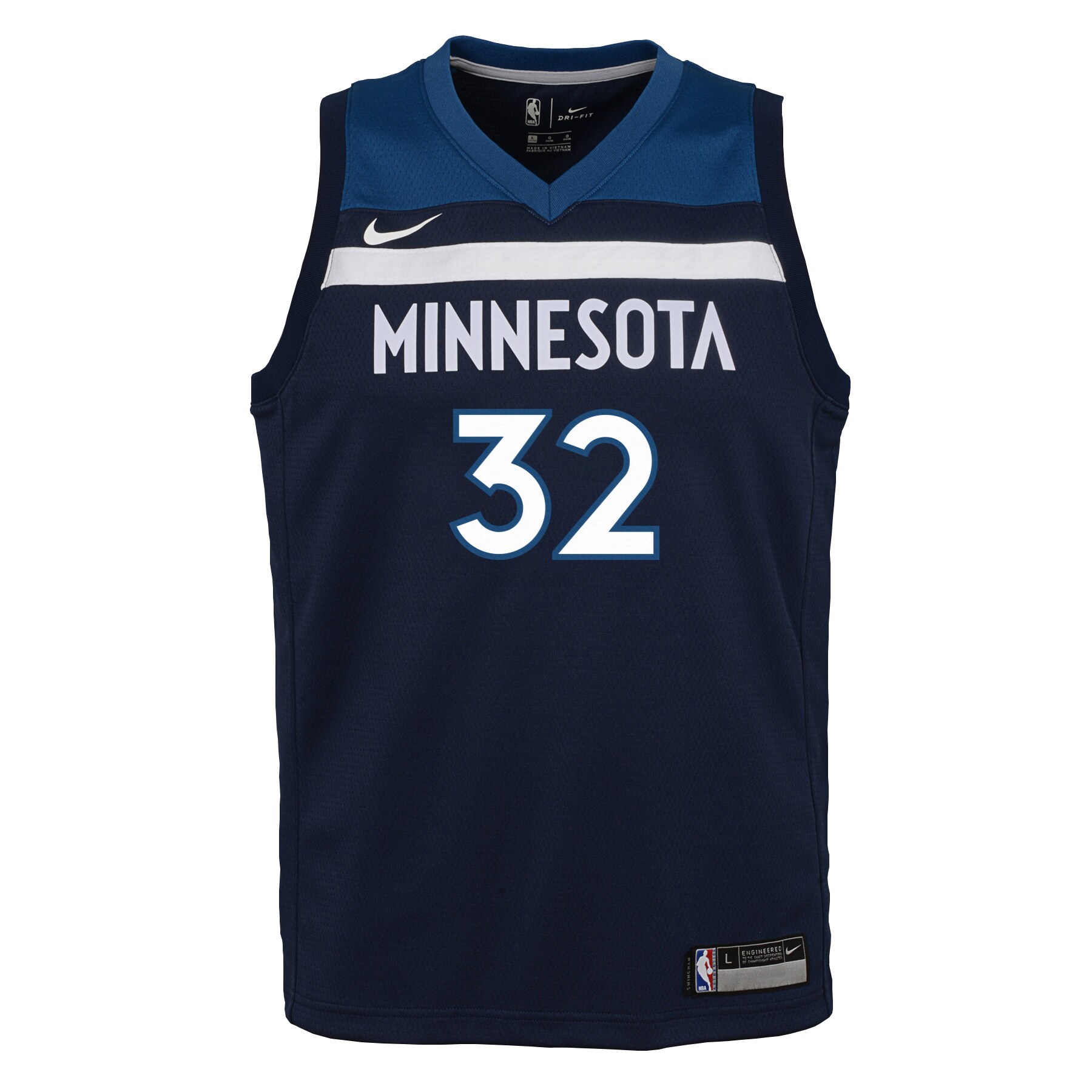Karl-Anthony Towns Minnesota Timberwolves Nike Youth Swingman Jersey Navy - Icon Edition