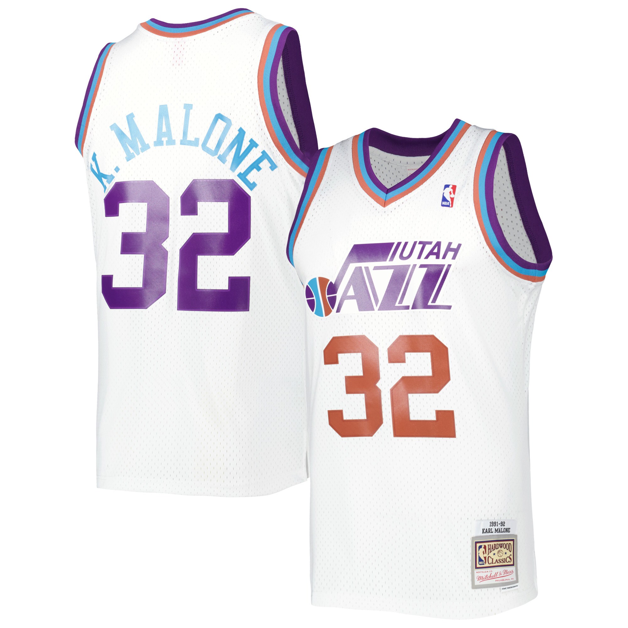 Mitchell Ness Karl Malone Jazz Jersey - Ultimate 1991/92 Reload Swingman