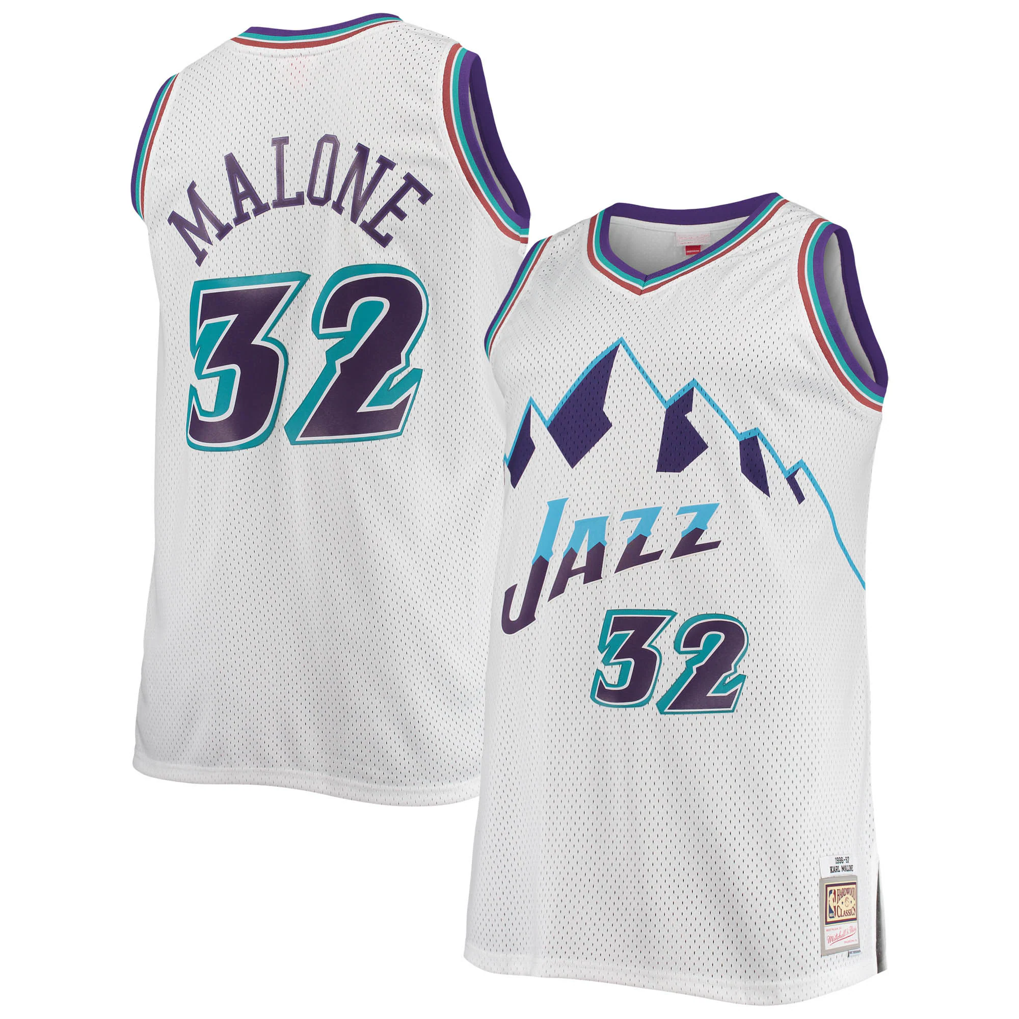 Karl Malone Hardwood Classics Jersey - Outstanding #32 Utah Jazz Fan Gear