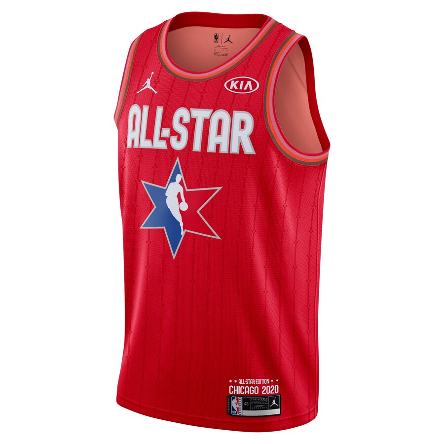 Jordan Kawhi All-Star Jersey Red - Exclusive 2020 NBA Edition