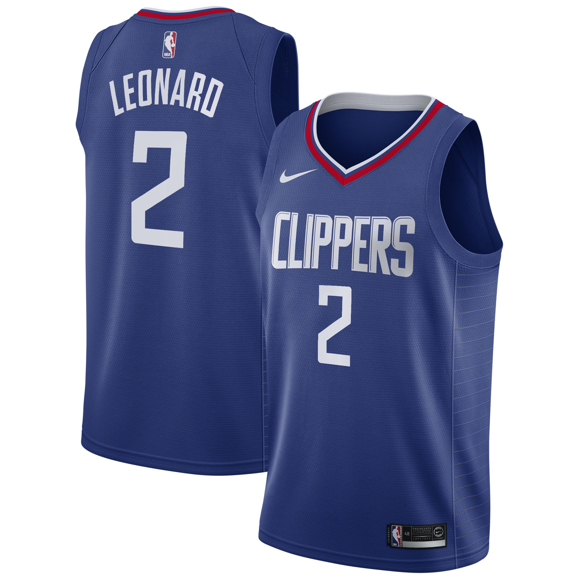 Nike Kawhi Leonard Clippers Jersey Blue 2019/20 - Premium Fan Gear